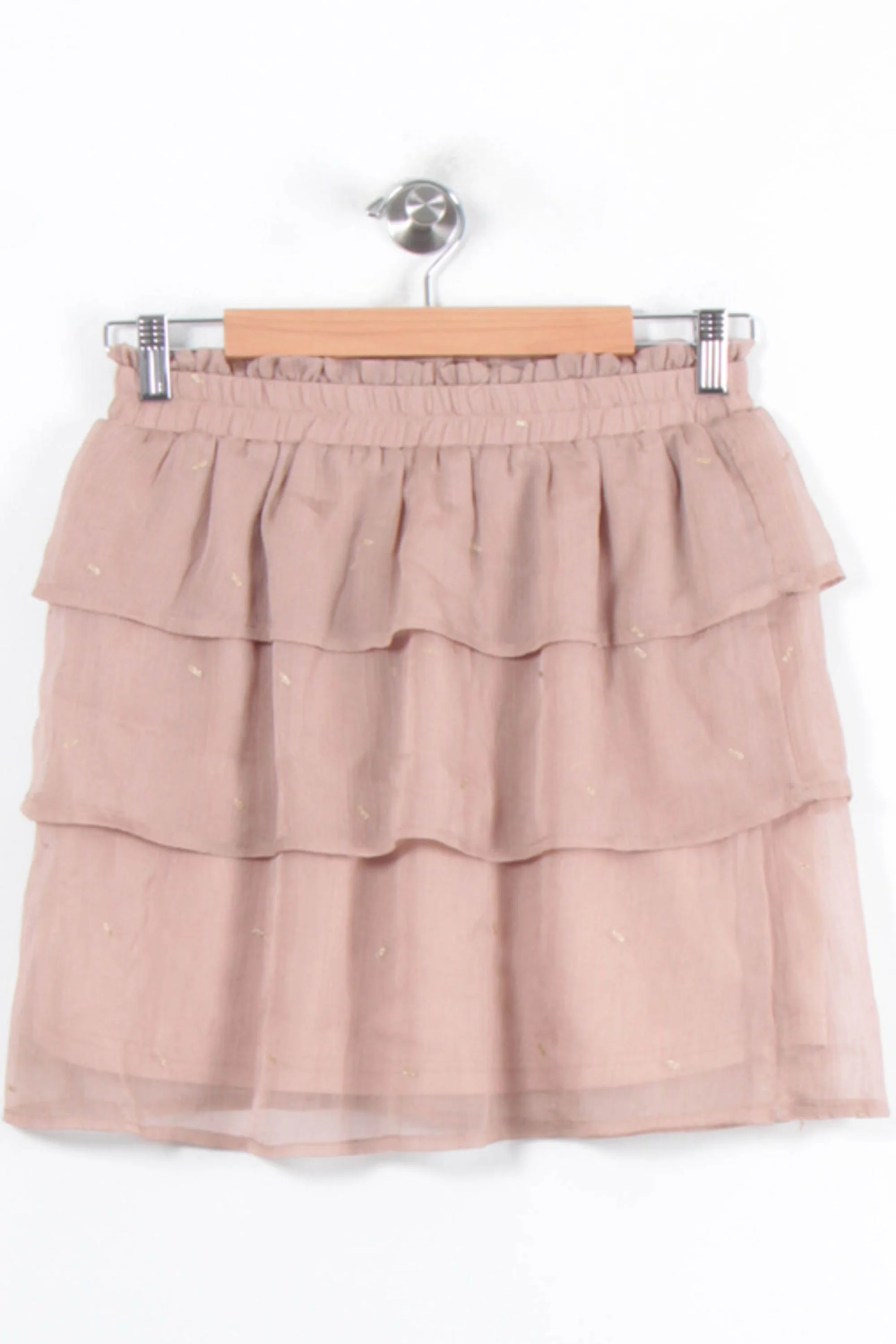 Jupe Volantée Beige - Taille S/36 - Image 2