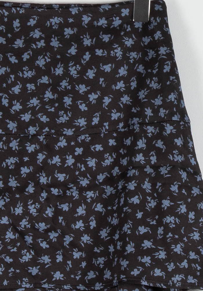 Jupe Volantée Noire et Bleue - Taille M/38 - Image 3