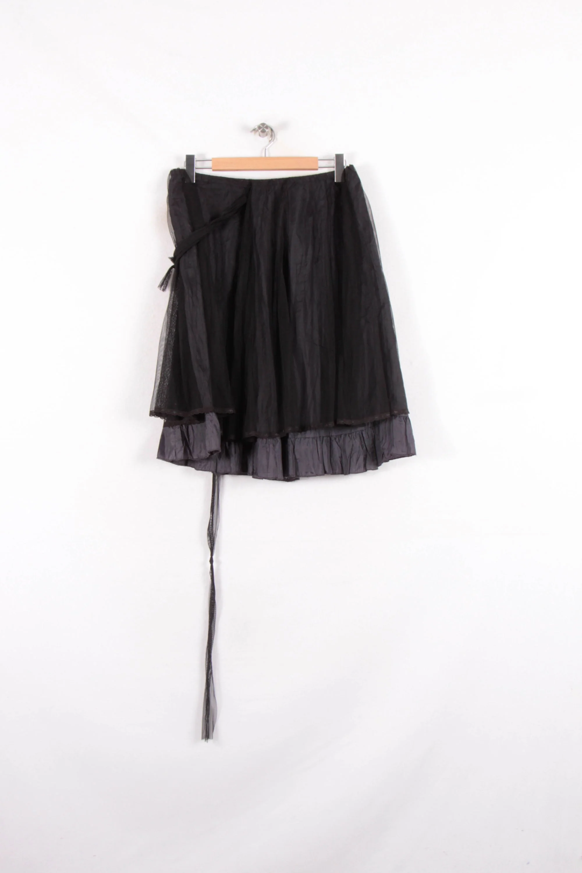 Jupe Volantée Noire - Taille XXL/44 - Image 4