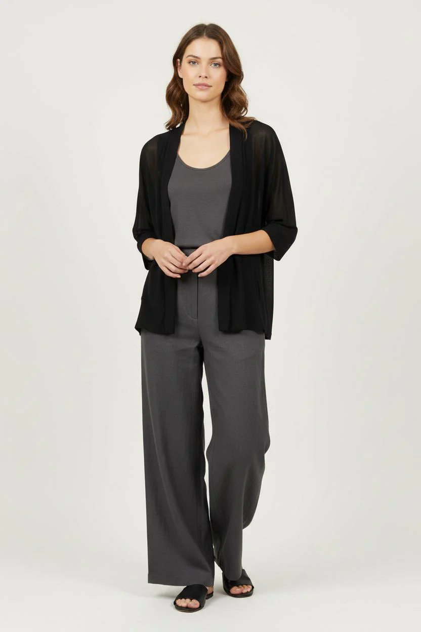 Kimono Noir - Taille L/40