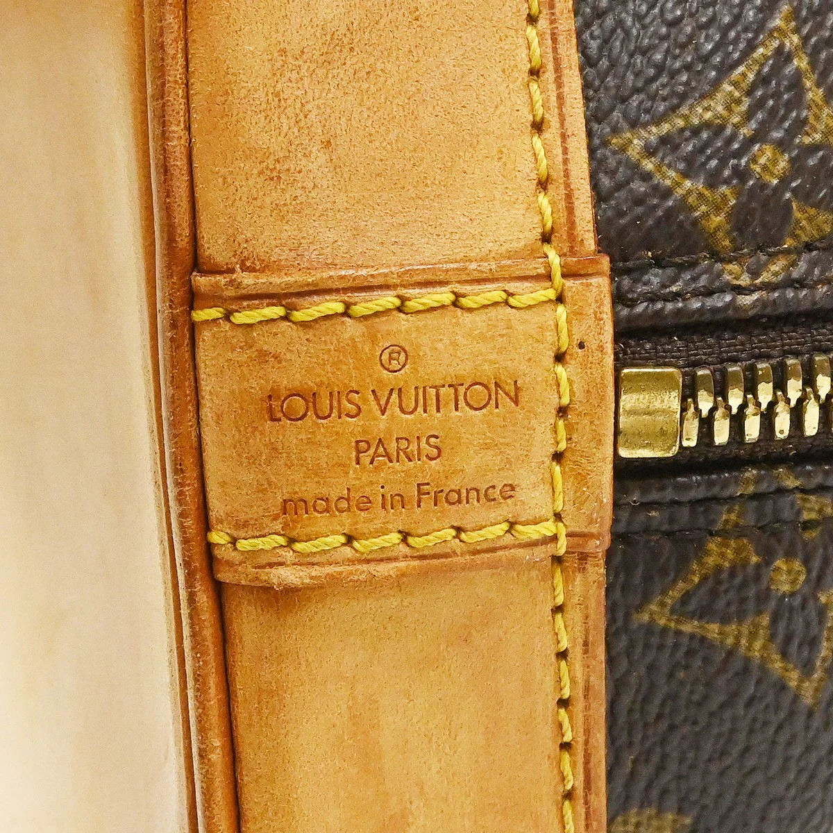 Louis Vuitton Alma Handbag Monogram Canvas - Image 4
