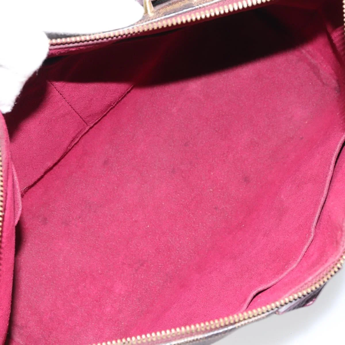Louis Vuitton Hyde Park Handbag Damier with Leather - Image 5