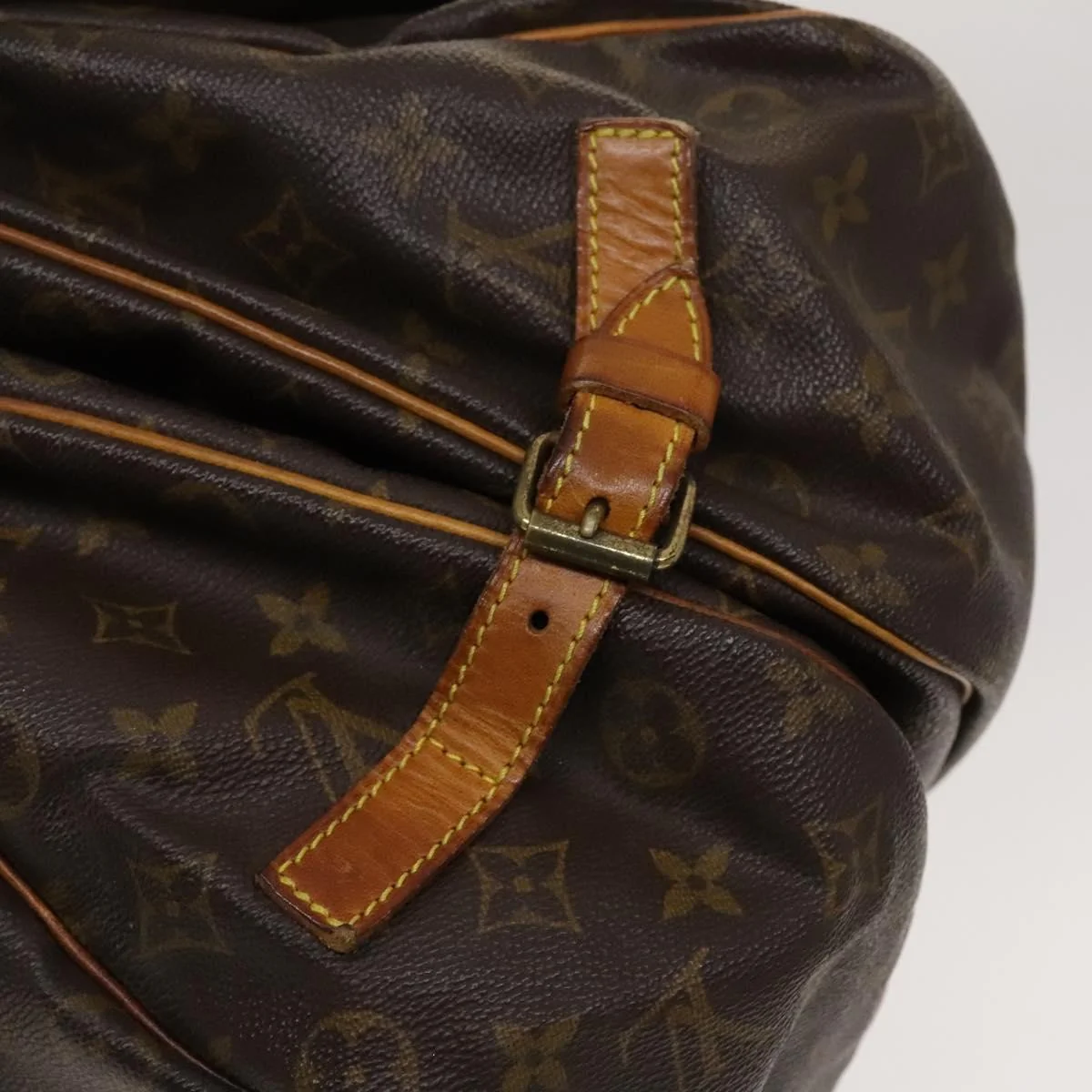Louis Vuitton Saumur Handbag Monogram Canvas - Image 15