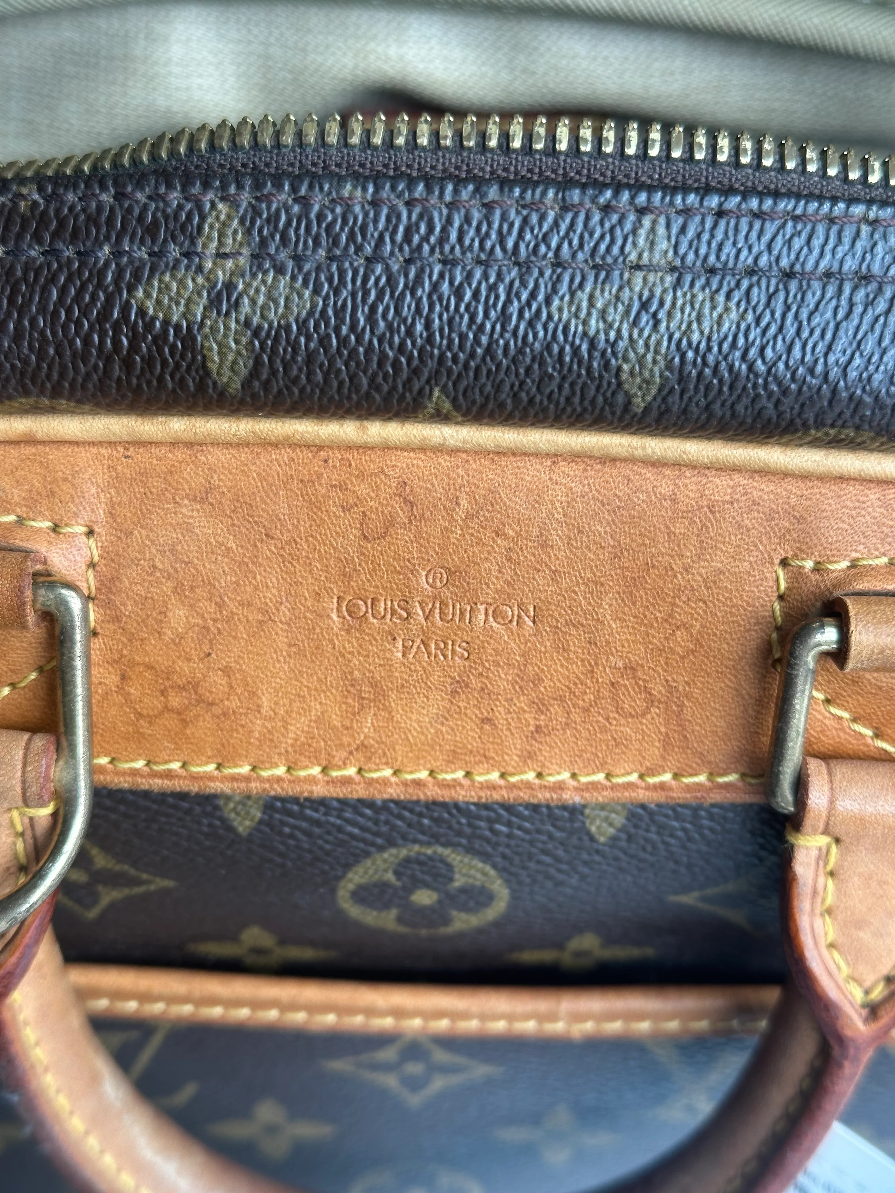 Louis Vuitton Trouville Handbag Monogram Canvas - Image 7