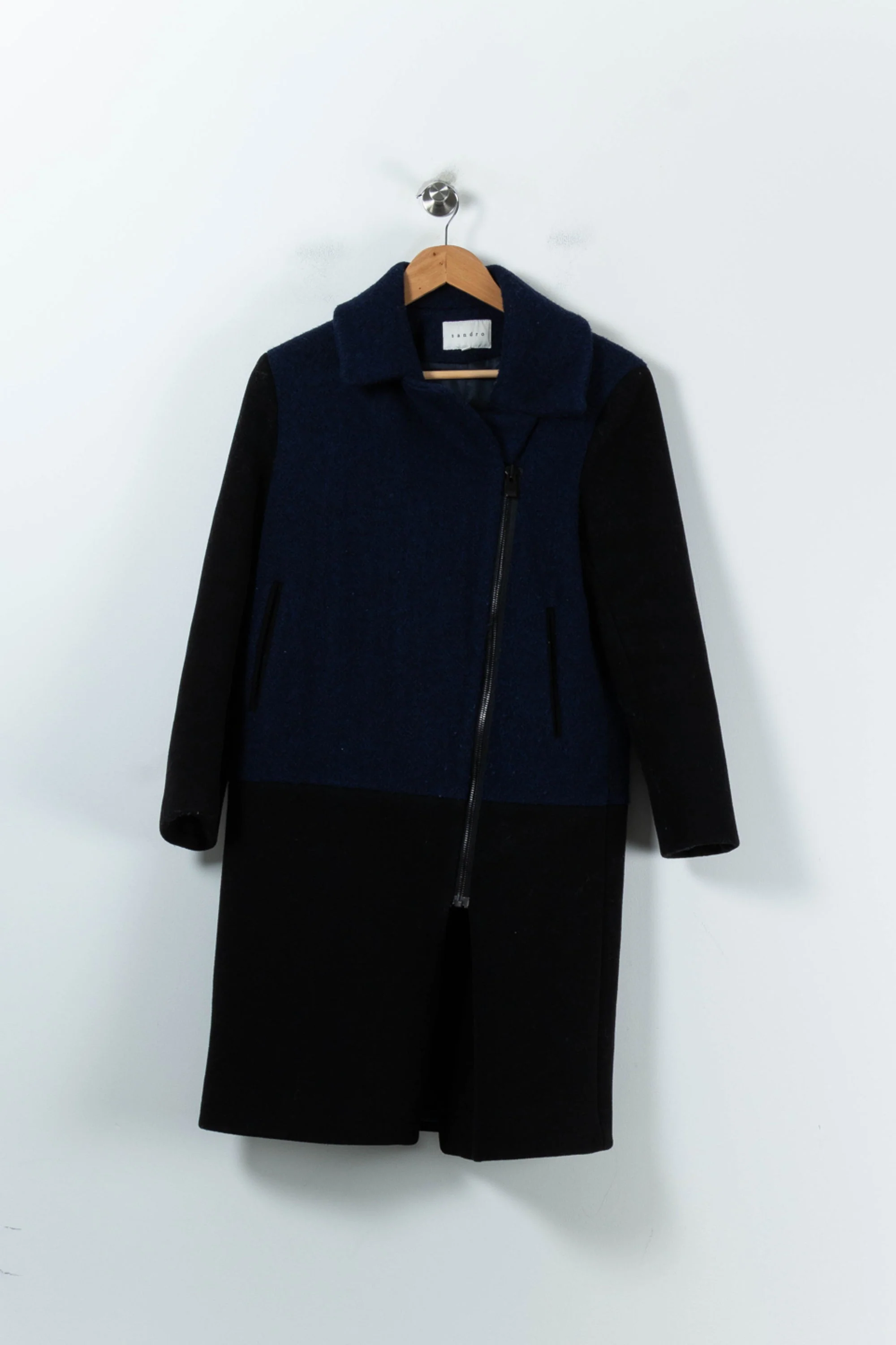 Manteau Bleu et Noir - Taille M/38 - Image 2