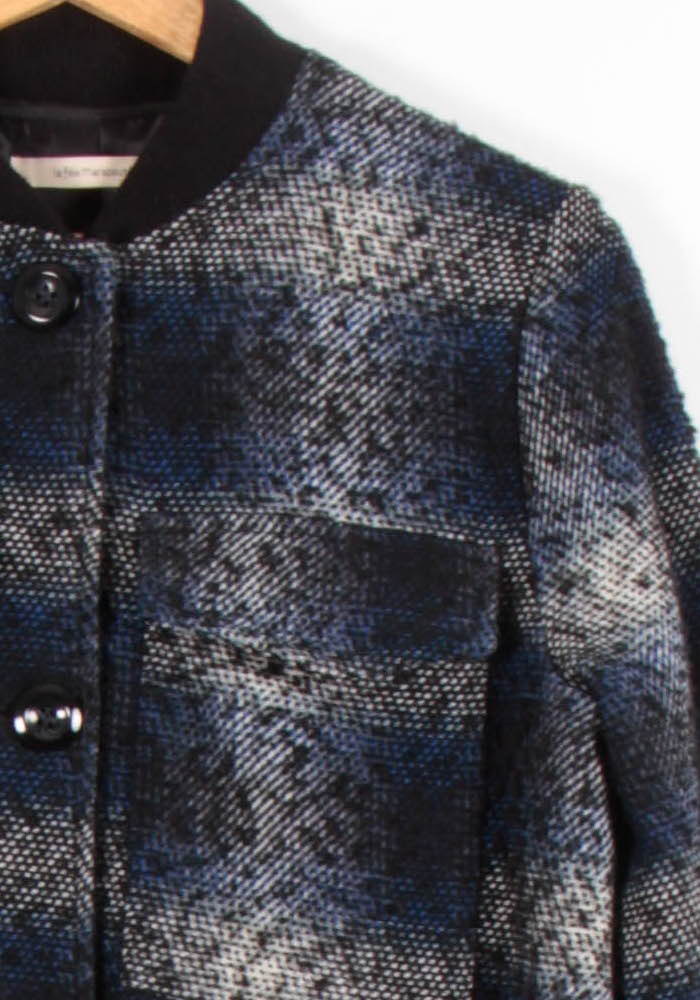 Manteau Bleu et Noir - Taille S/36 - Image 3