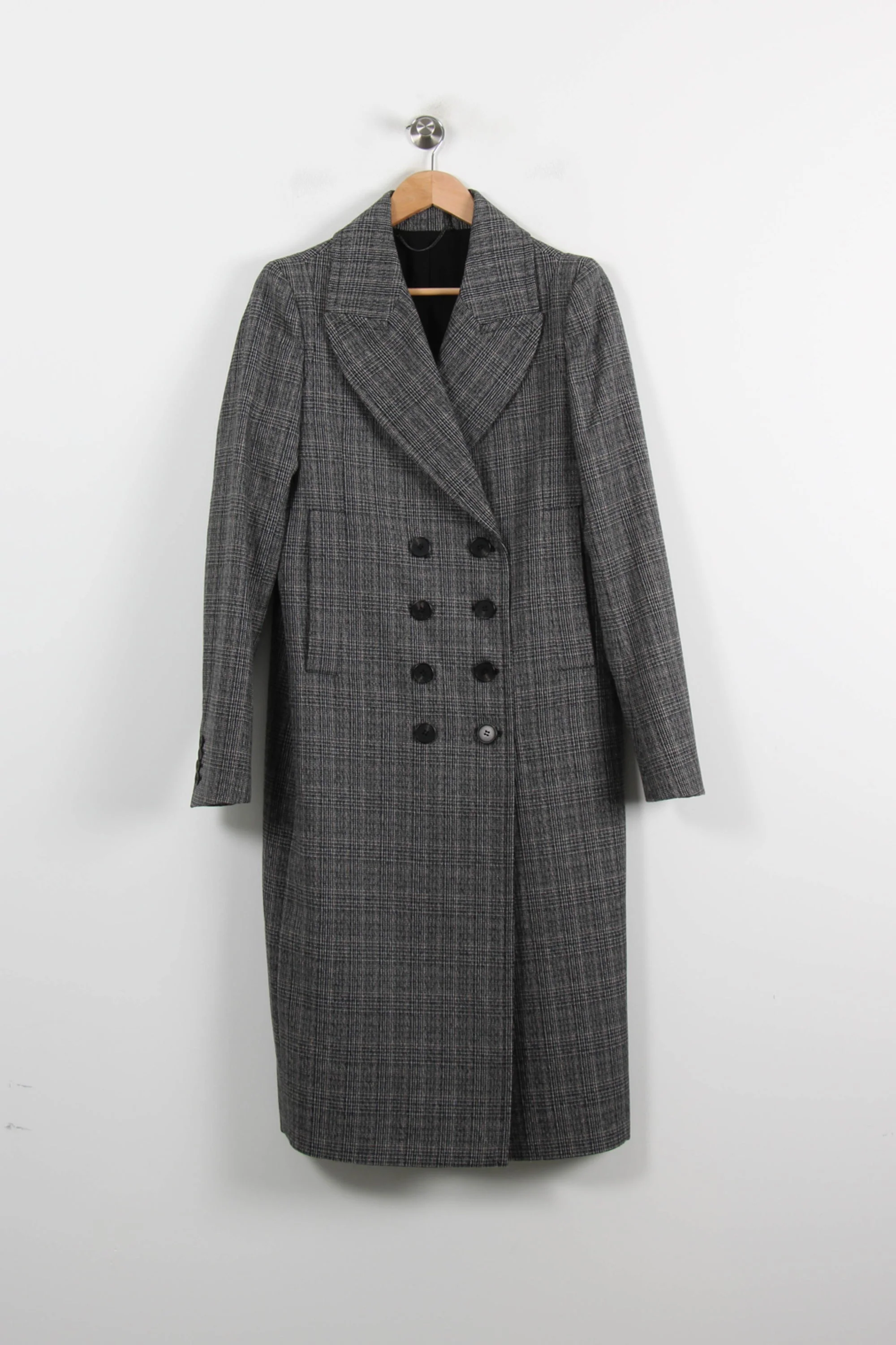 Manteau Gris et Noir - Taille L/40 - Image 2