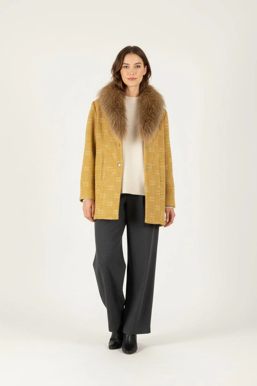 Manteau Jaune - Taille XS/34