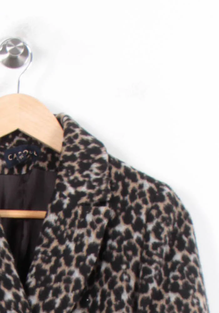 Manteau Léopard Marron et Noir - Taille S/36 - Image 3