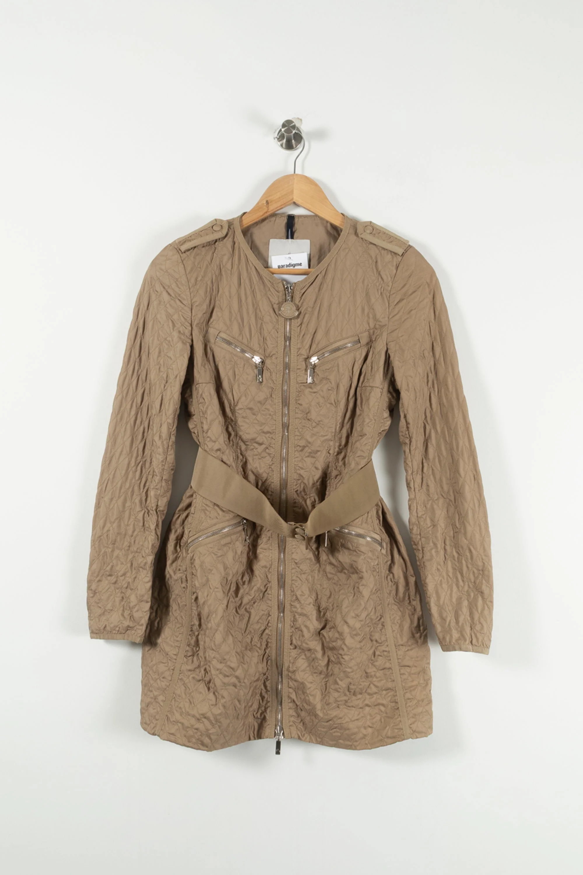 Manteau Matelassé Beige - Taille S/36 - Image 2