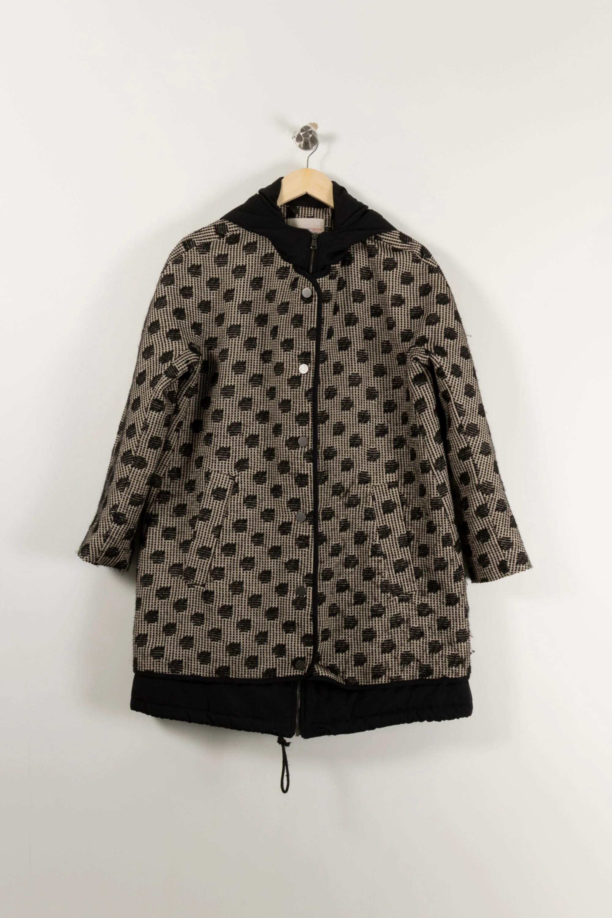 Manteau Noir et Beige - Taille M/38 - Image 2