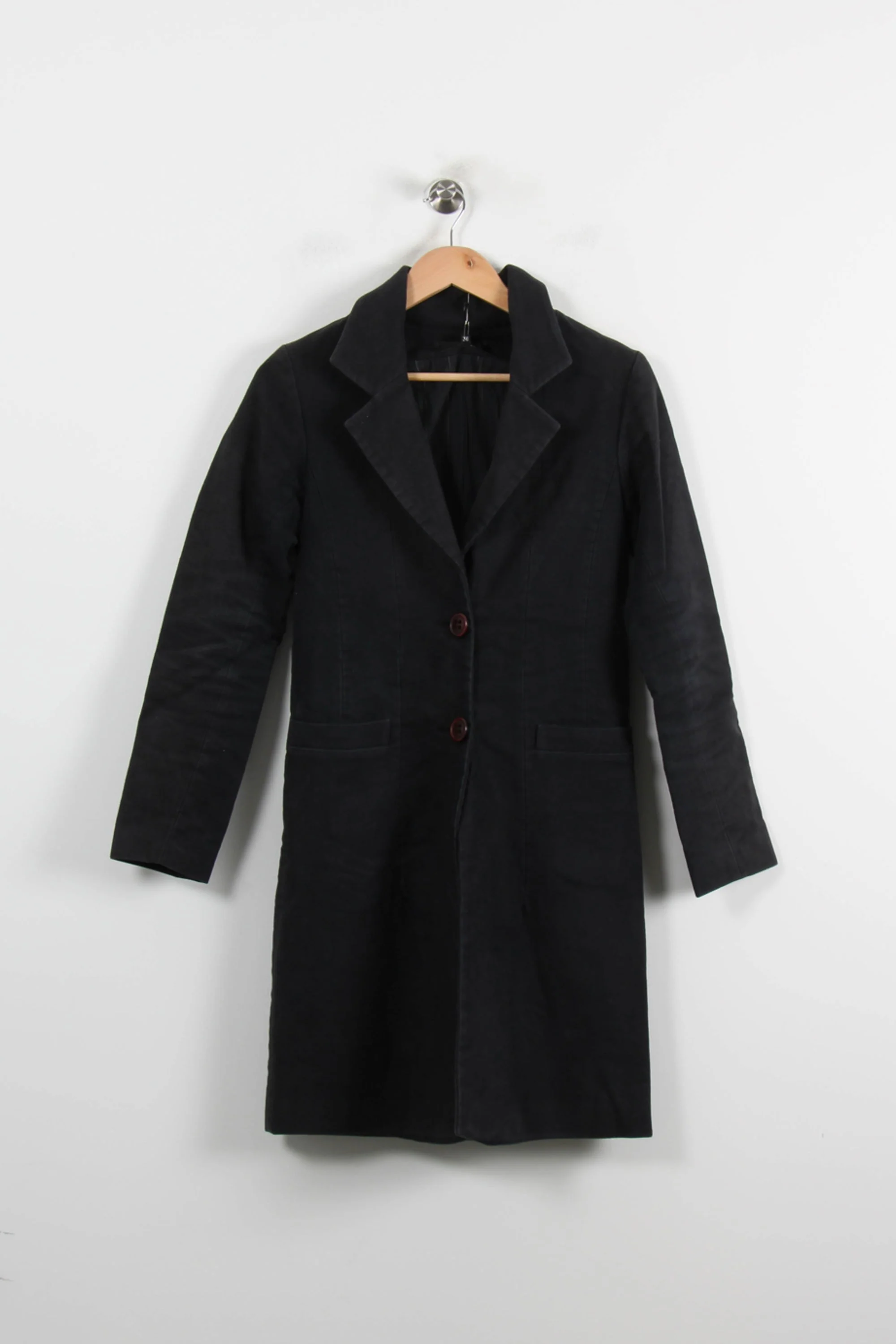 Manteau Noir - Taille S/36 - Image 2