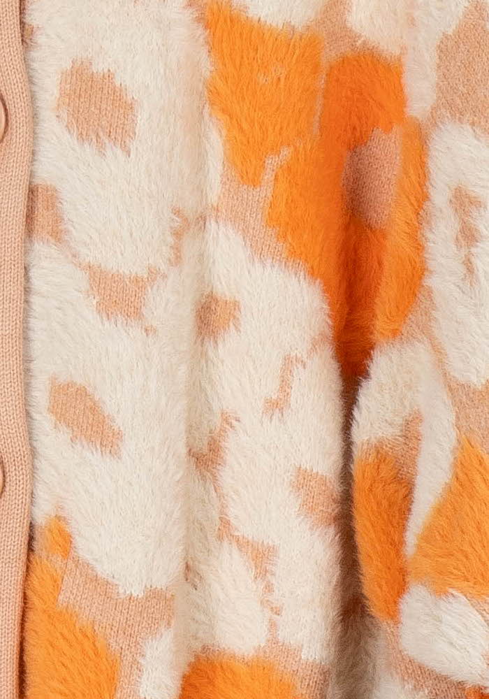 Manteau Orange et Beige - Taille S/36 - Image 3