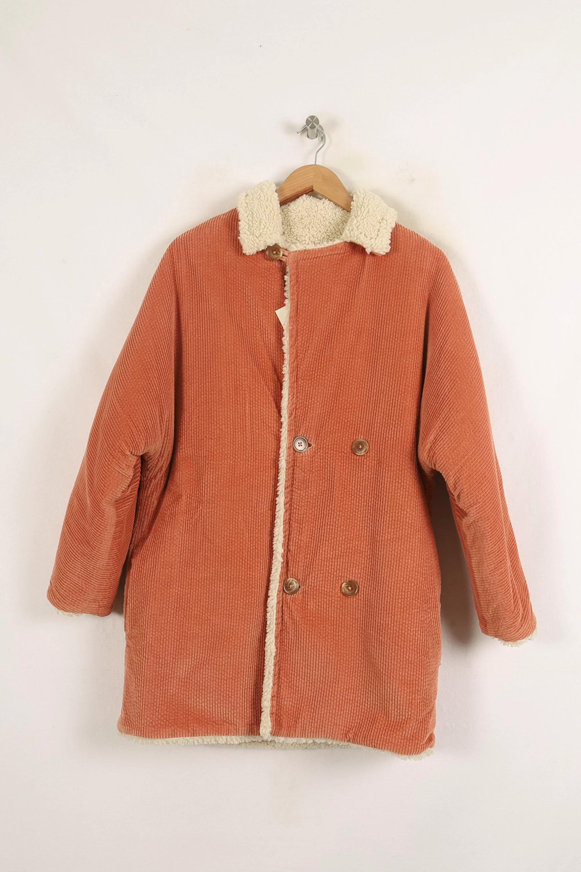 Manteau Orange et Écru - Taille S/36 - Image 2