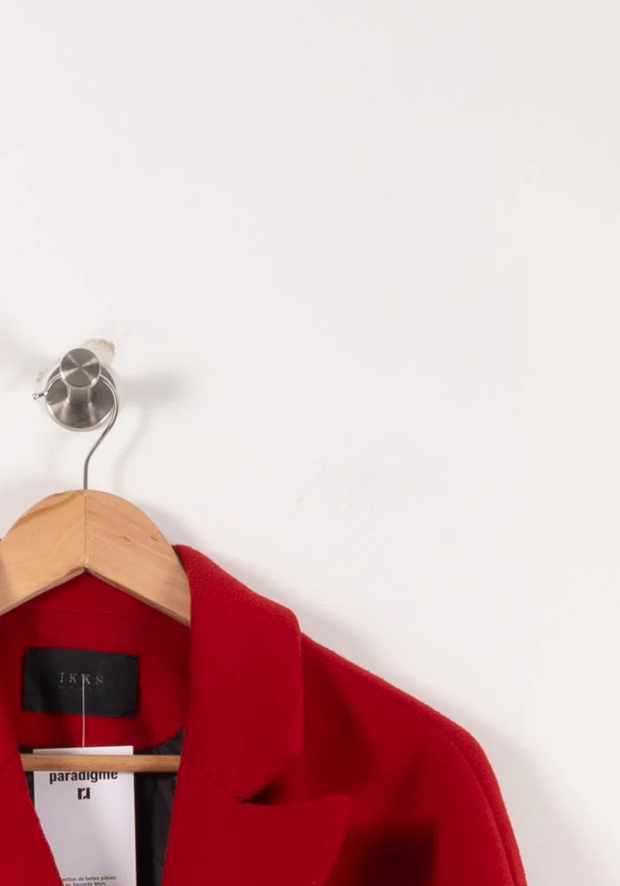 Manteau Rouge - Taille L/40 - Image 3