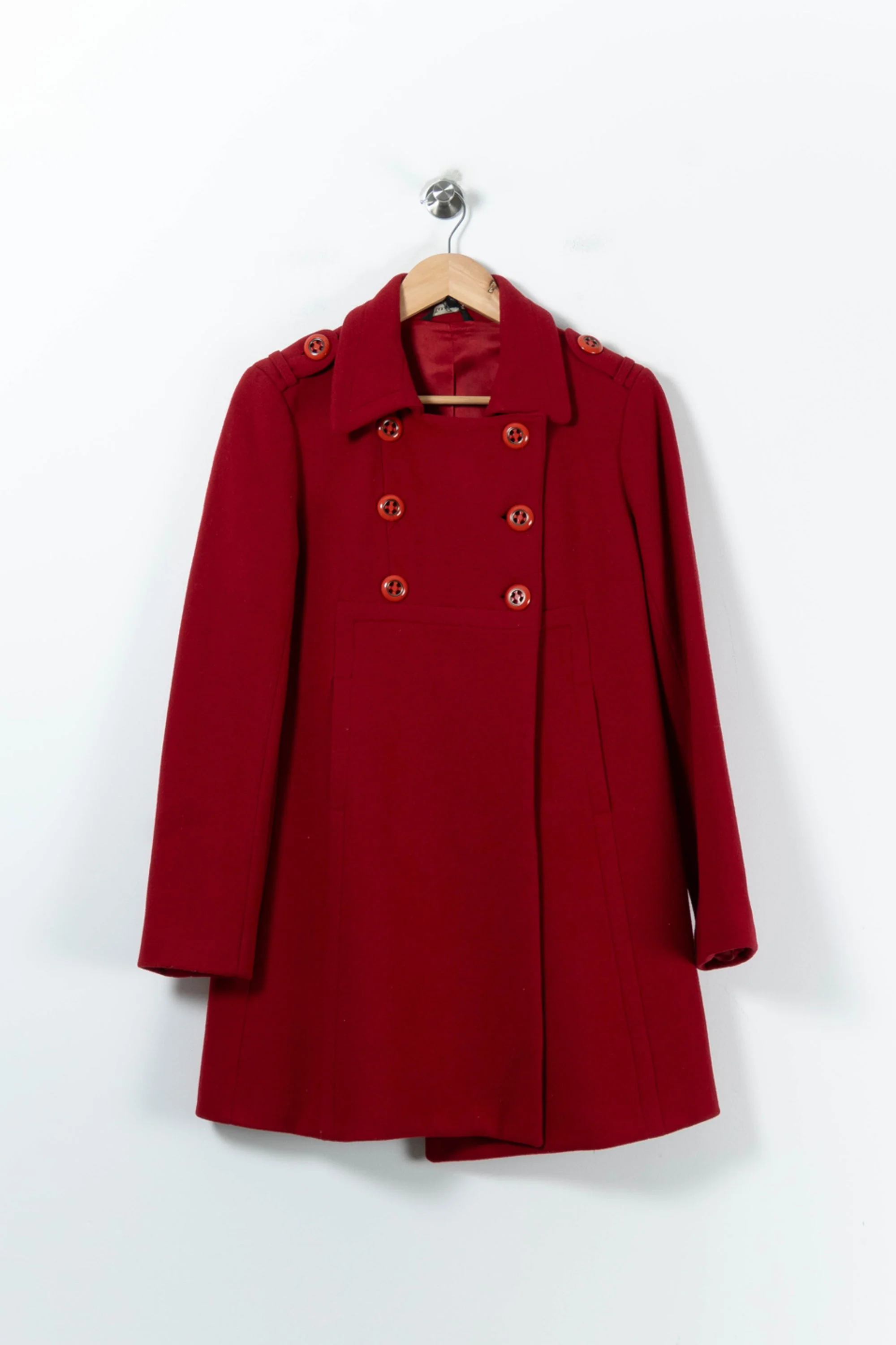 Manteau Rouge - Taille M/38 - Image 2