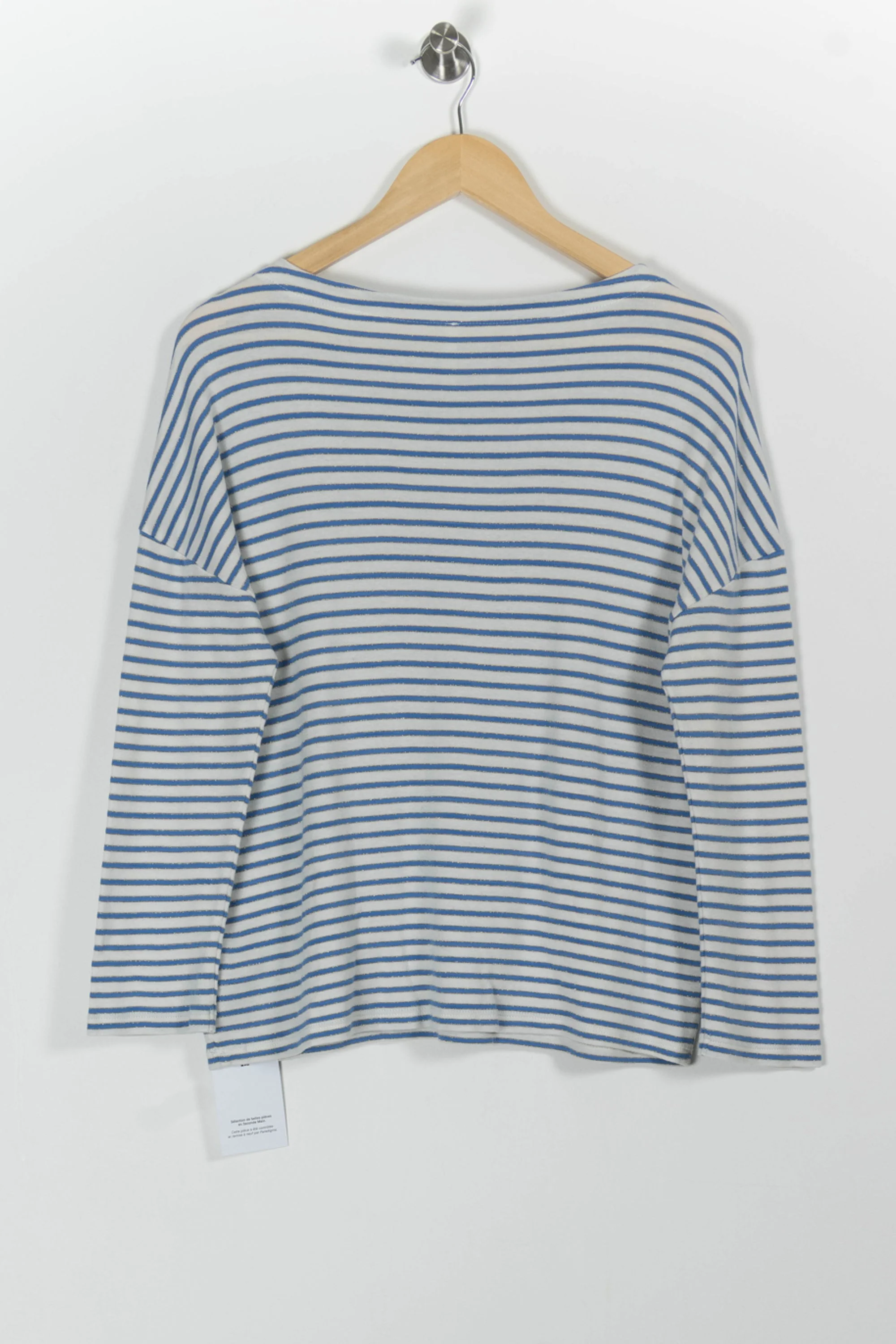 Marinière Bleue et Blanche - Taille L/40 - Image 4