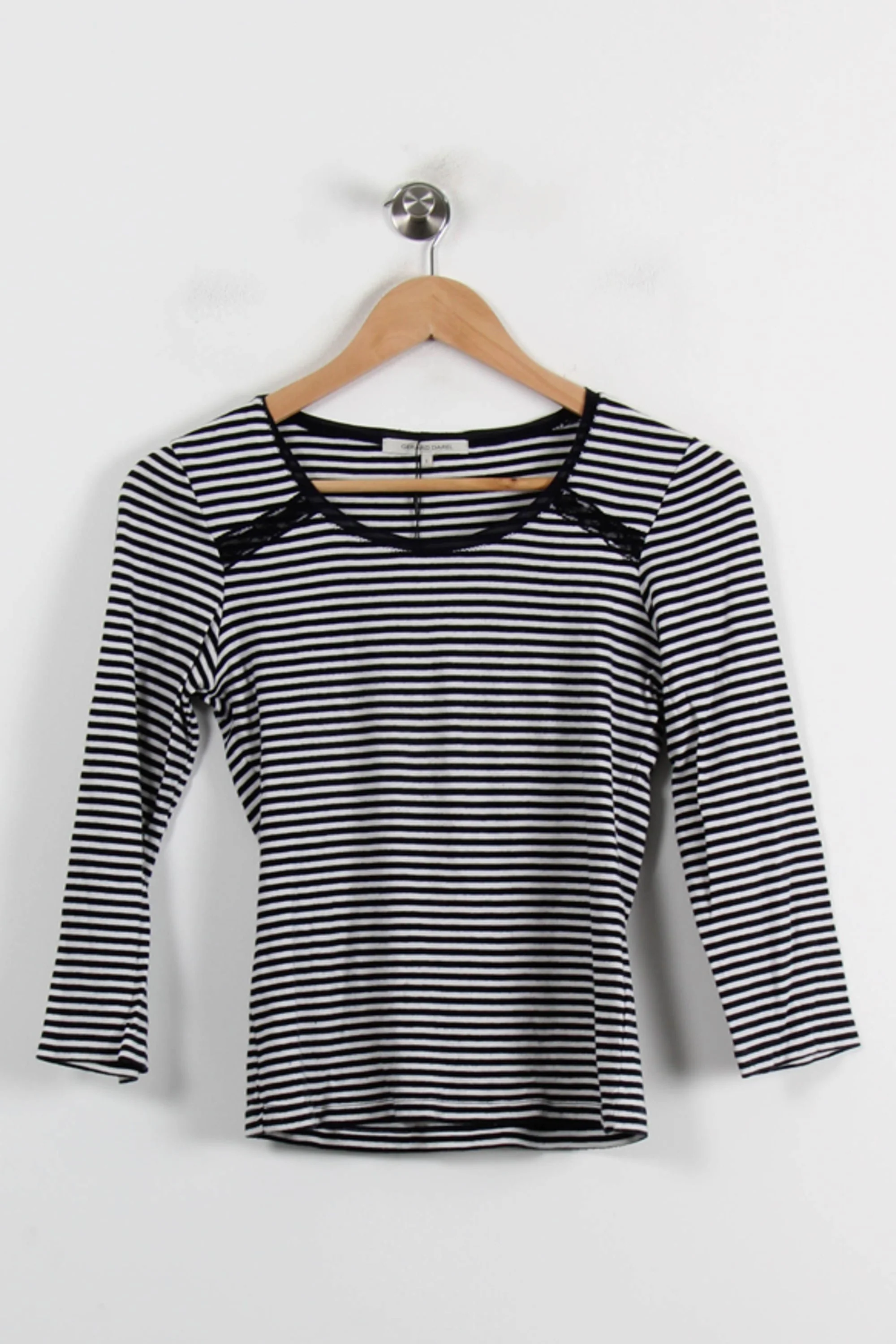 Marinière Noir et Blanc - Taille S/36 - Image 2