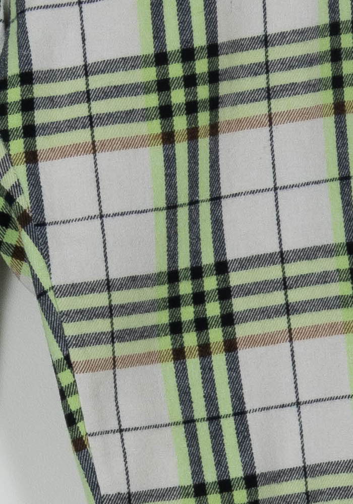 Pantalon à Carreaux Blanc et Vert - Taille M/38 - Image 3