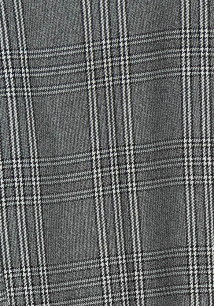 Pantalon À Carreaux Gris - Taille L/40 - Image 3