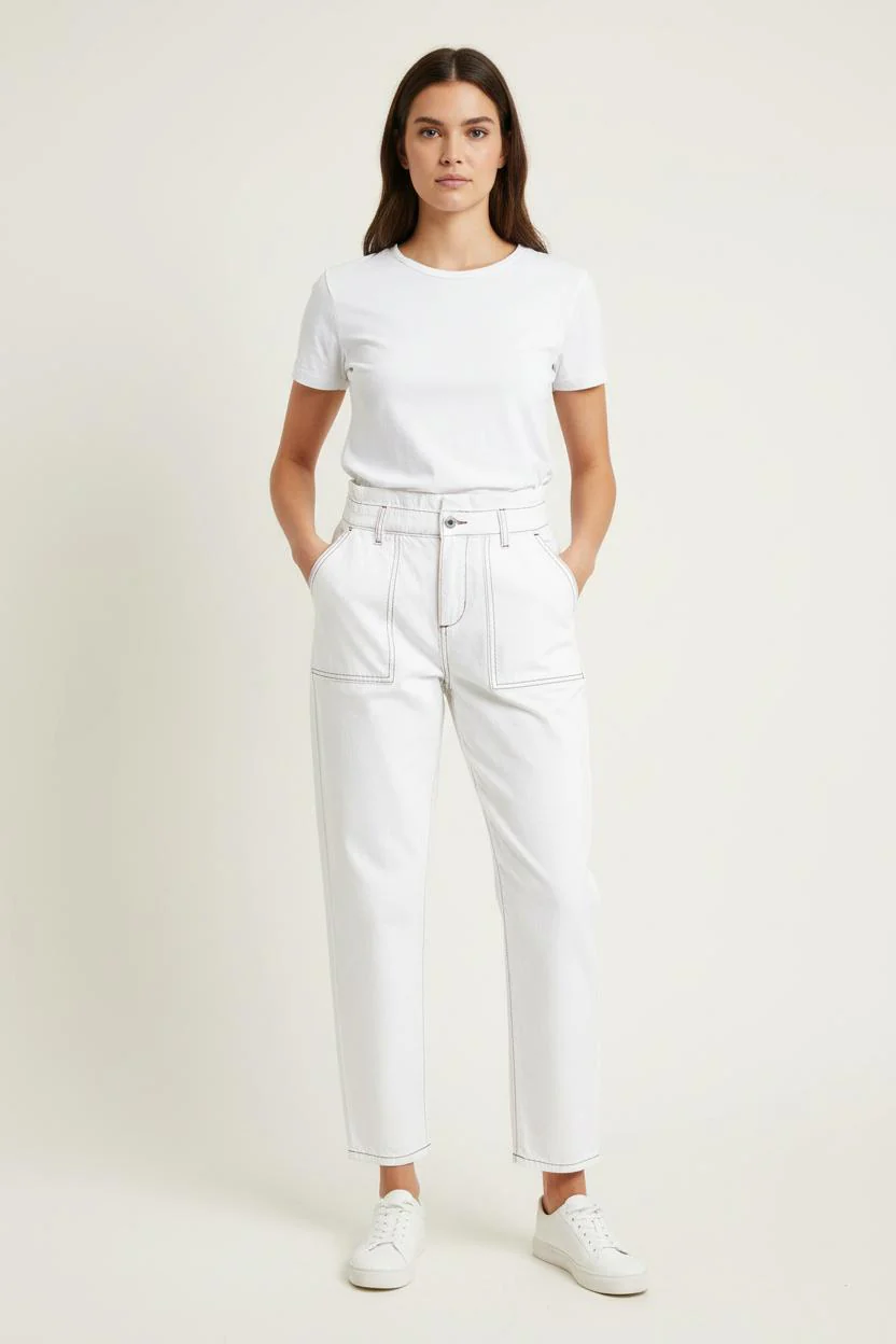 Pantalon Blanc - Taille S/36