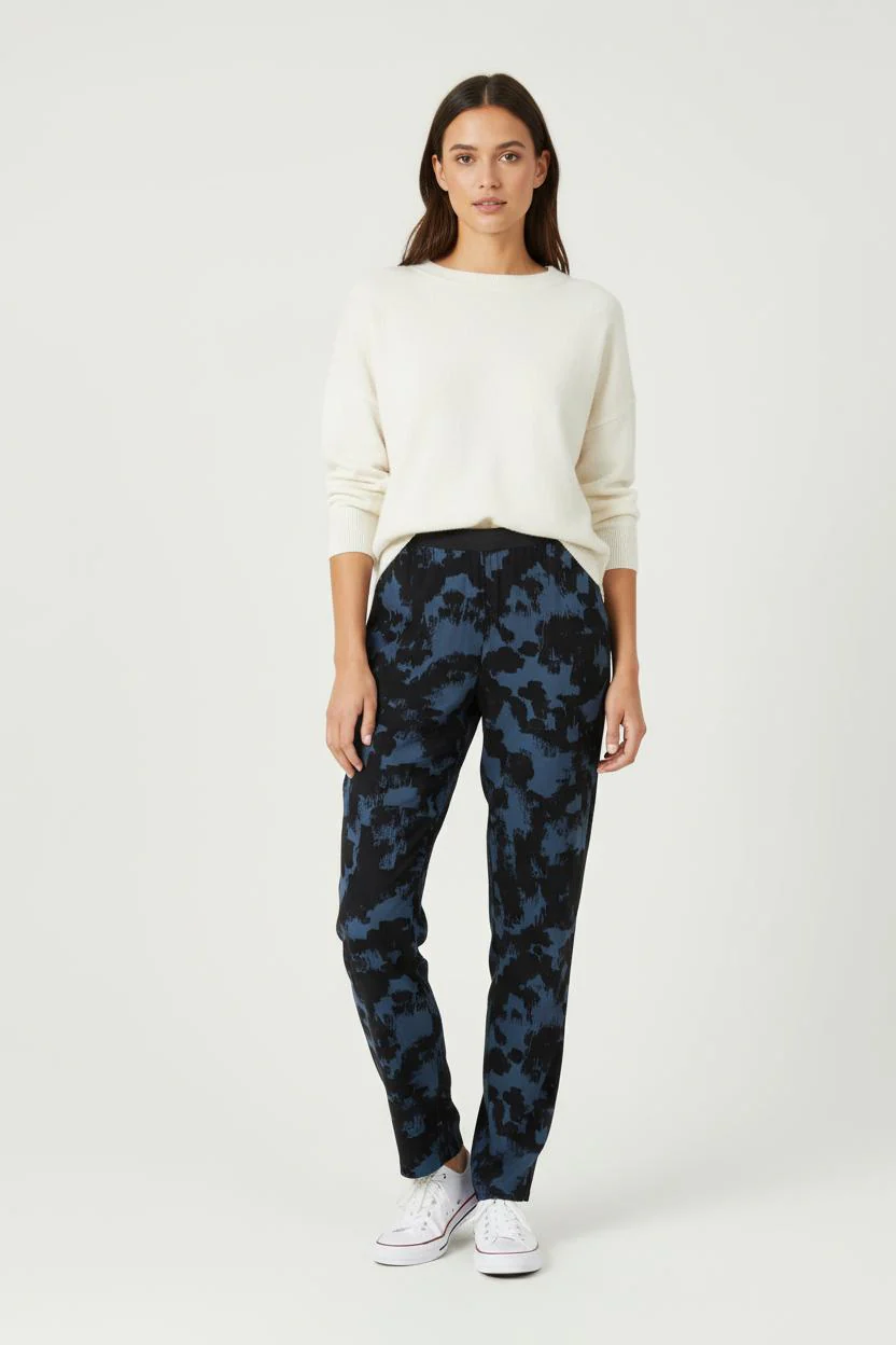 Pantalon Bleu et Noir - Taille XS/34