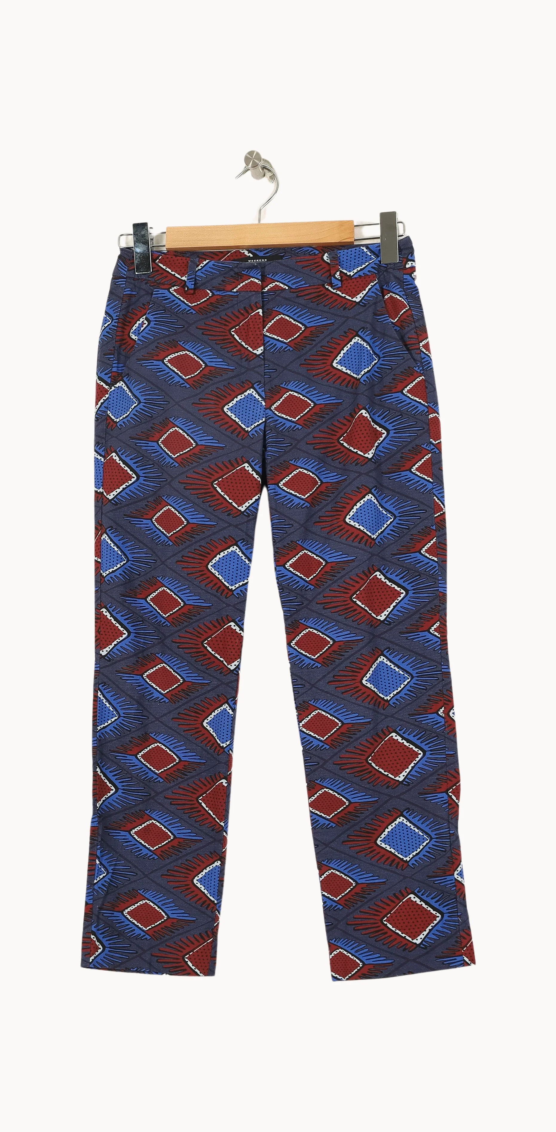 Pantalon Bleu et Rouge - Taille XS/34 - Image 2