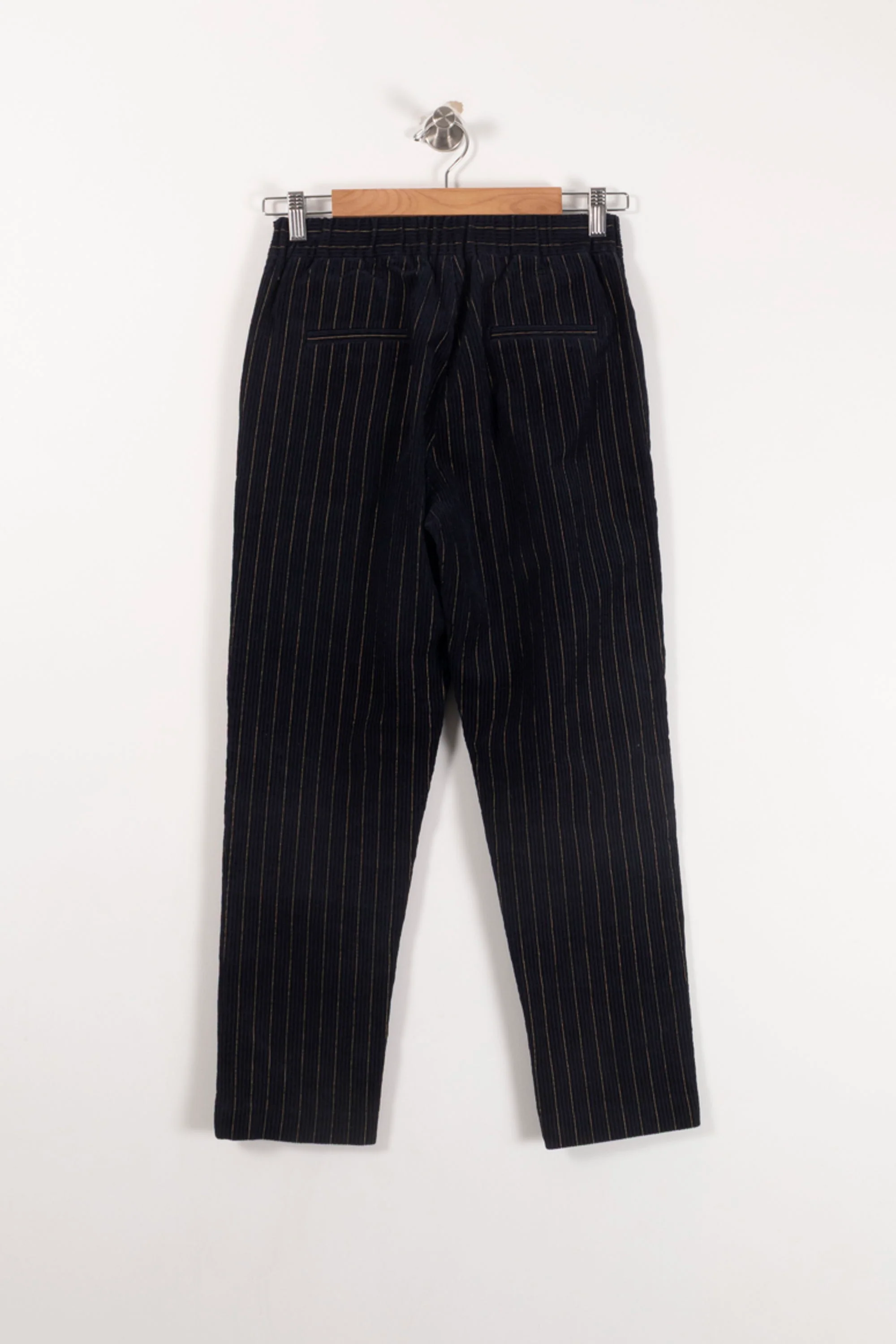 Pantalon Bleu Rayé - Taille XS/34 - Image 4