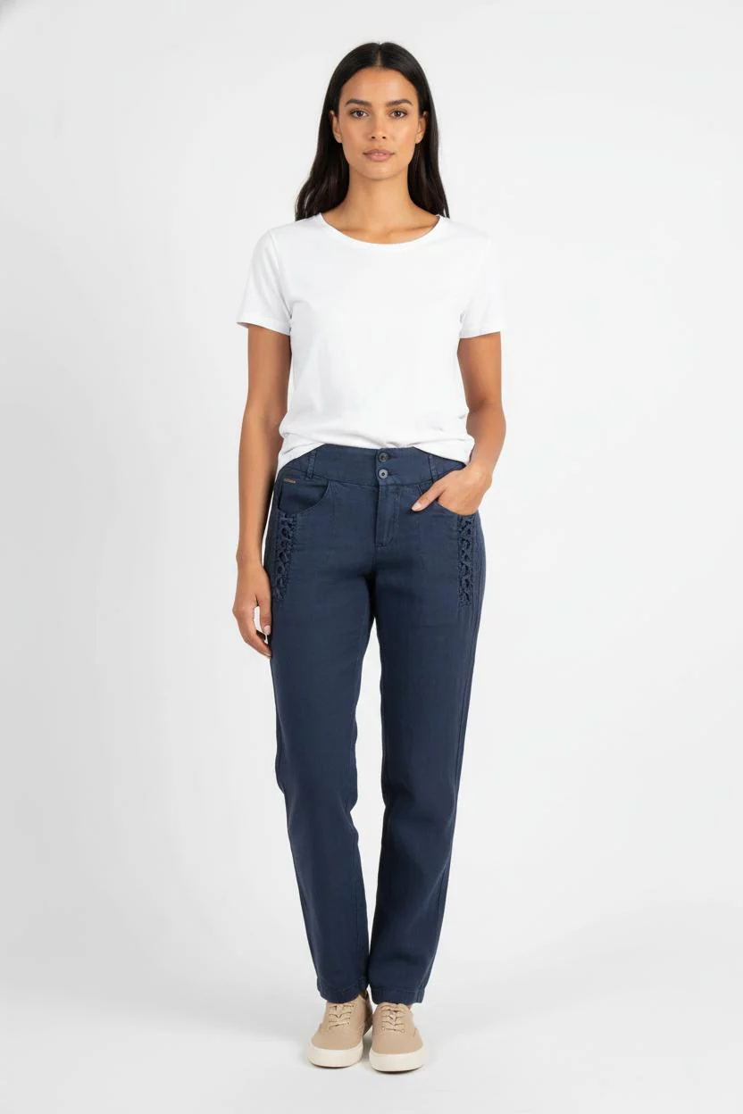 Pantalon Bleu - Taille S/36