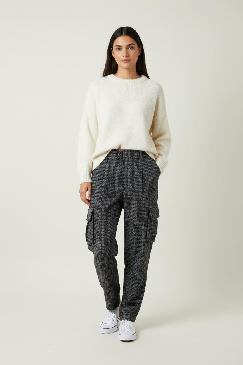 Pantalon Cargo Gris - Taille S/36