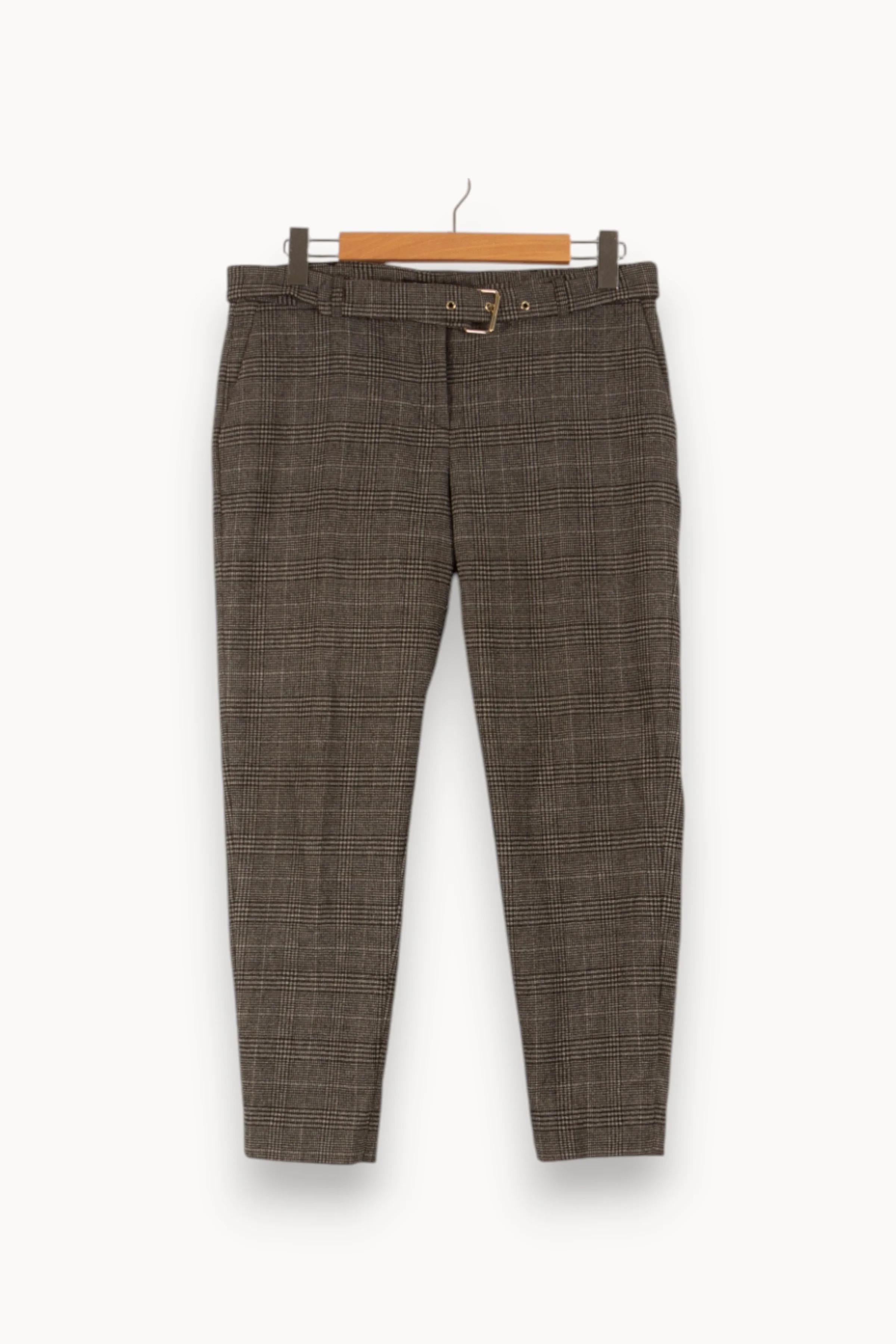 Pantalon Carreaux Gris - Taille XL/42 - Image 2