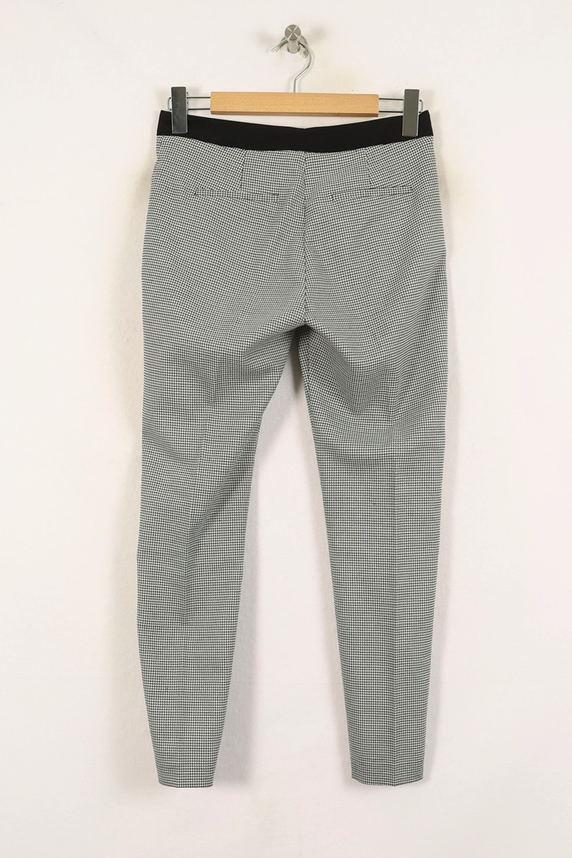 Pantalon Carreaux Noir et Blanc - Taille S/36 - Image 4