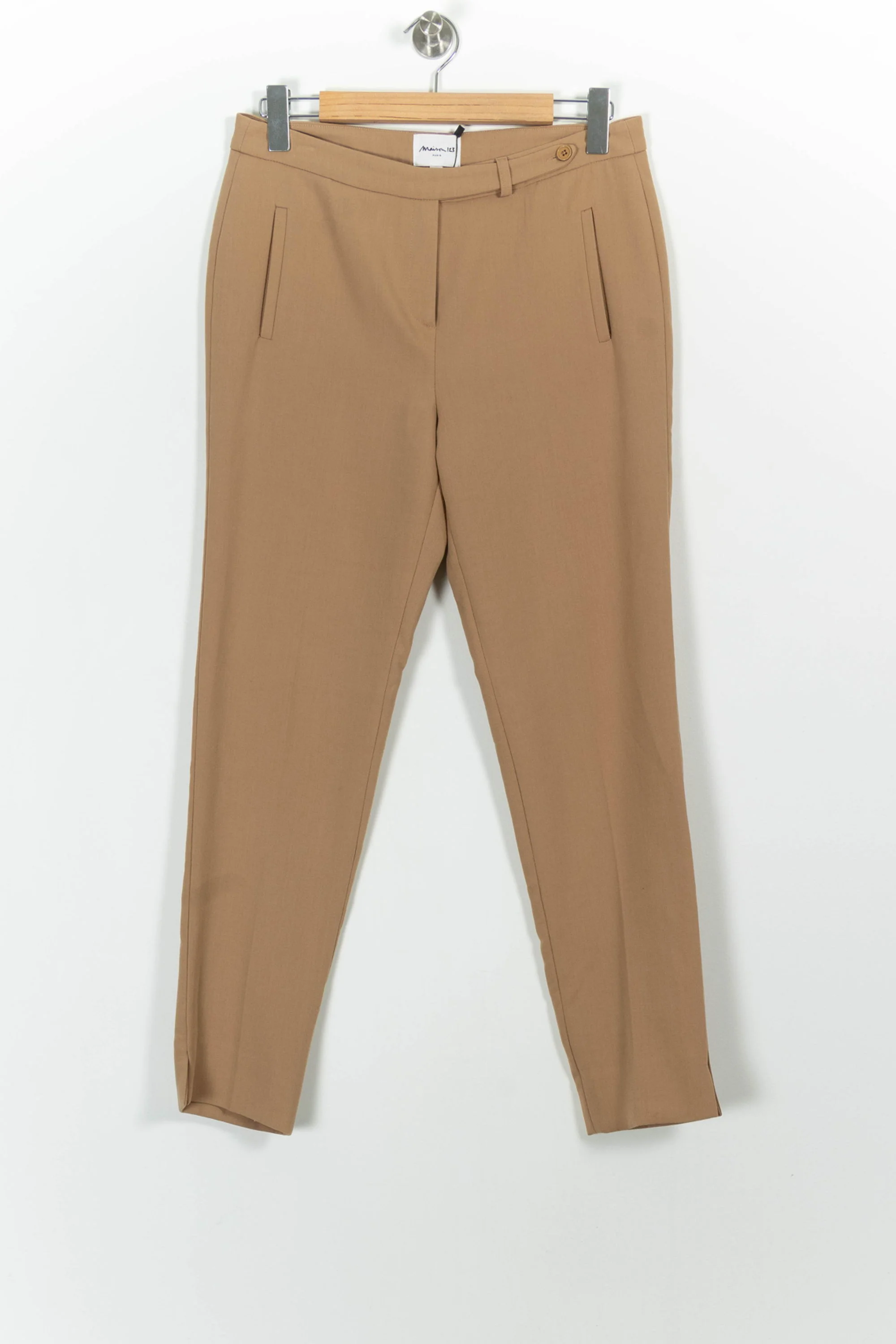 Pantalon Cigarette Beige - Taille L/40 - Image 2