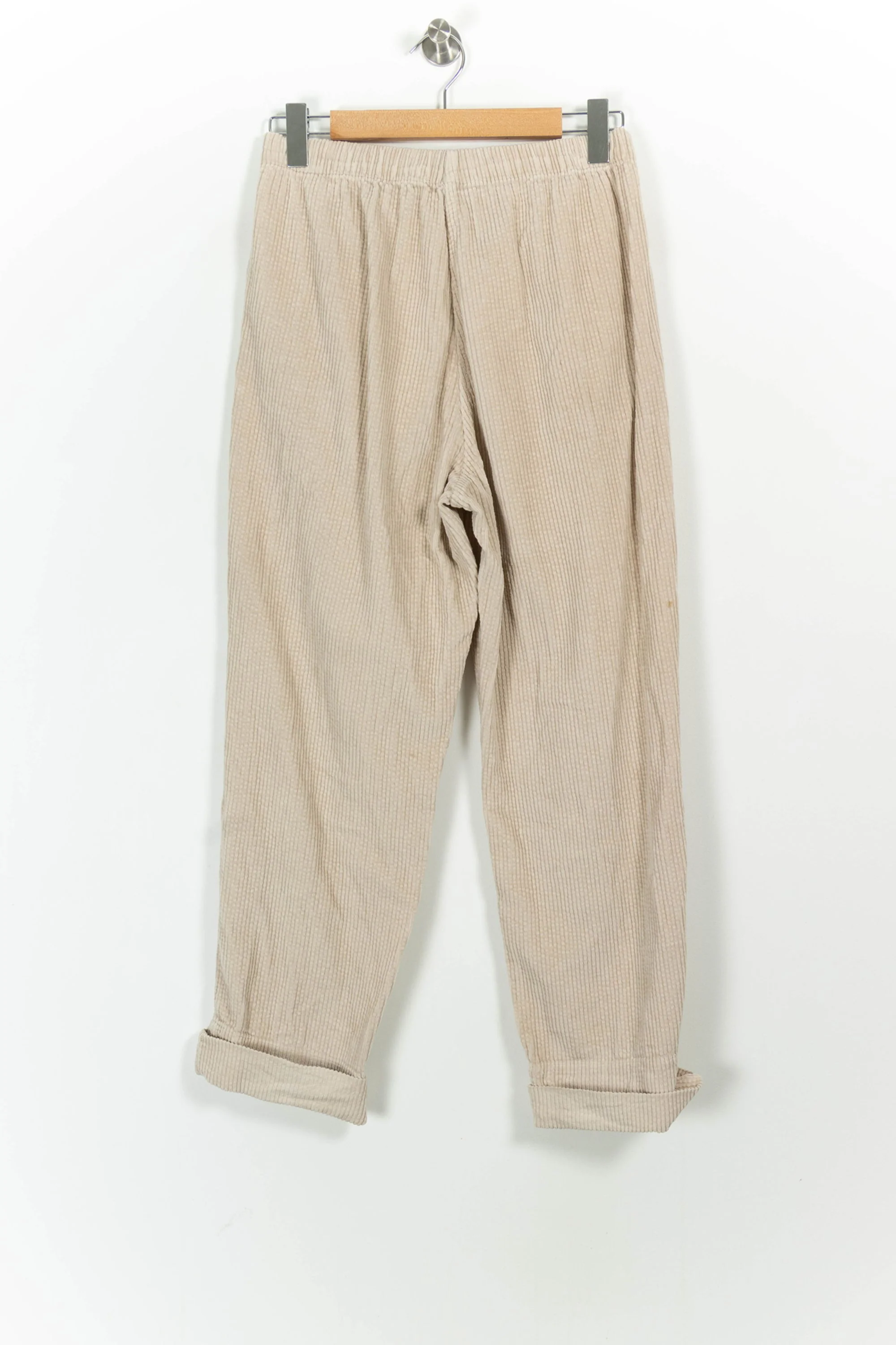 Pantalon Côtelé Beige - Taille XS/34 - Image 4