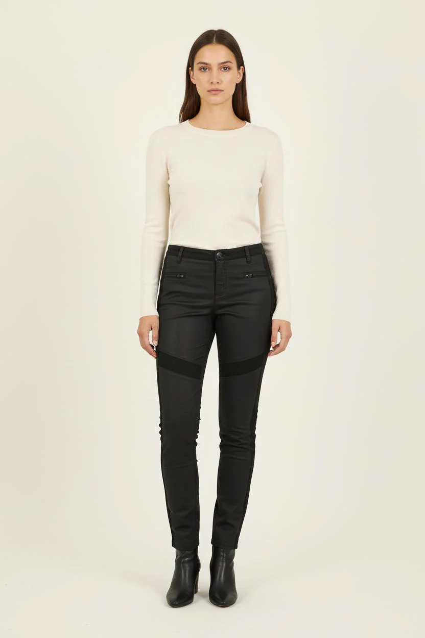 Pantalon Cuir Noir - Taille S/36