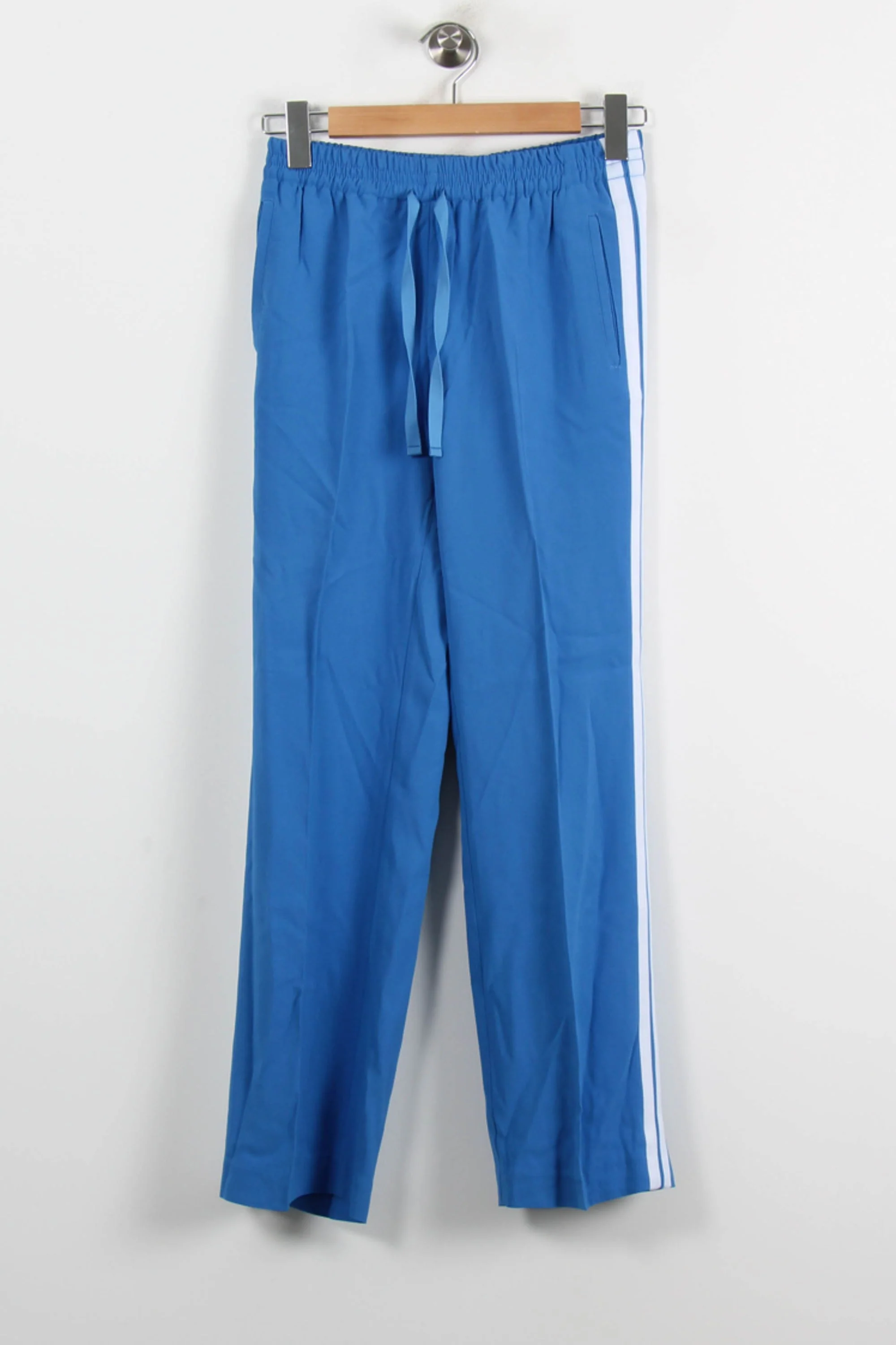 Pantalon De Sport Bleu et Blanc - Taille XS/34 - Image 2