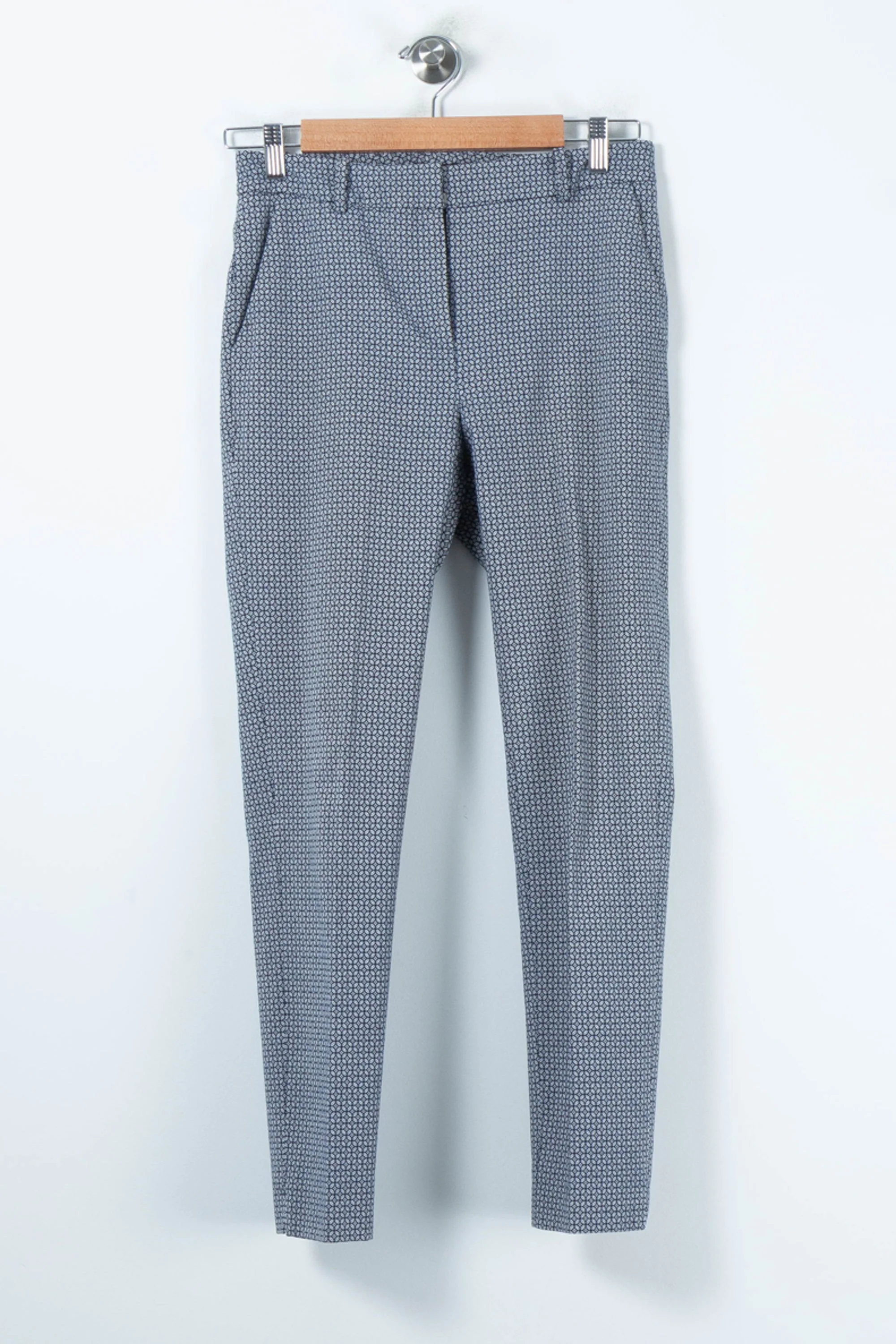 Pantalon De Tailleur Bleu - Taille S/36 - Image 2