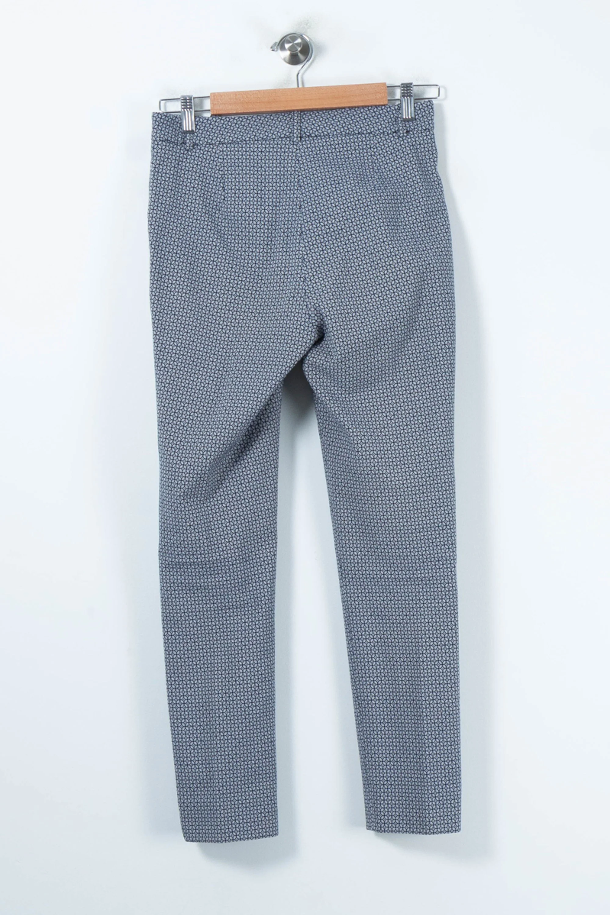 Pantalon De Tailleur Bleu - Taille S/36 - Image 4