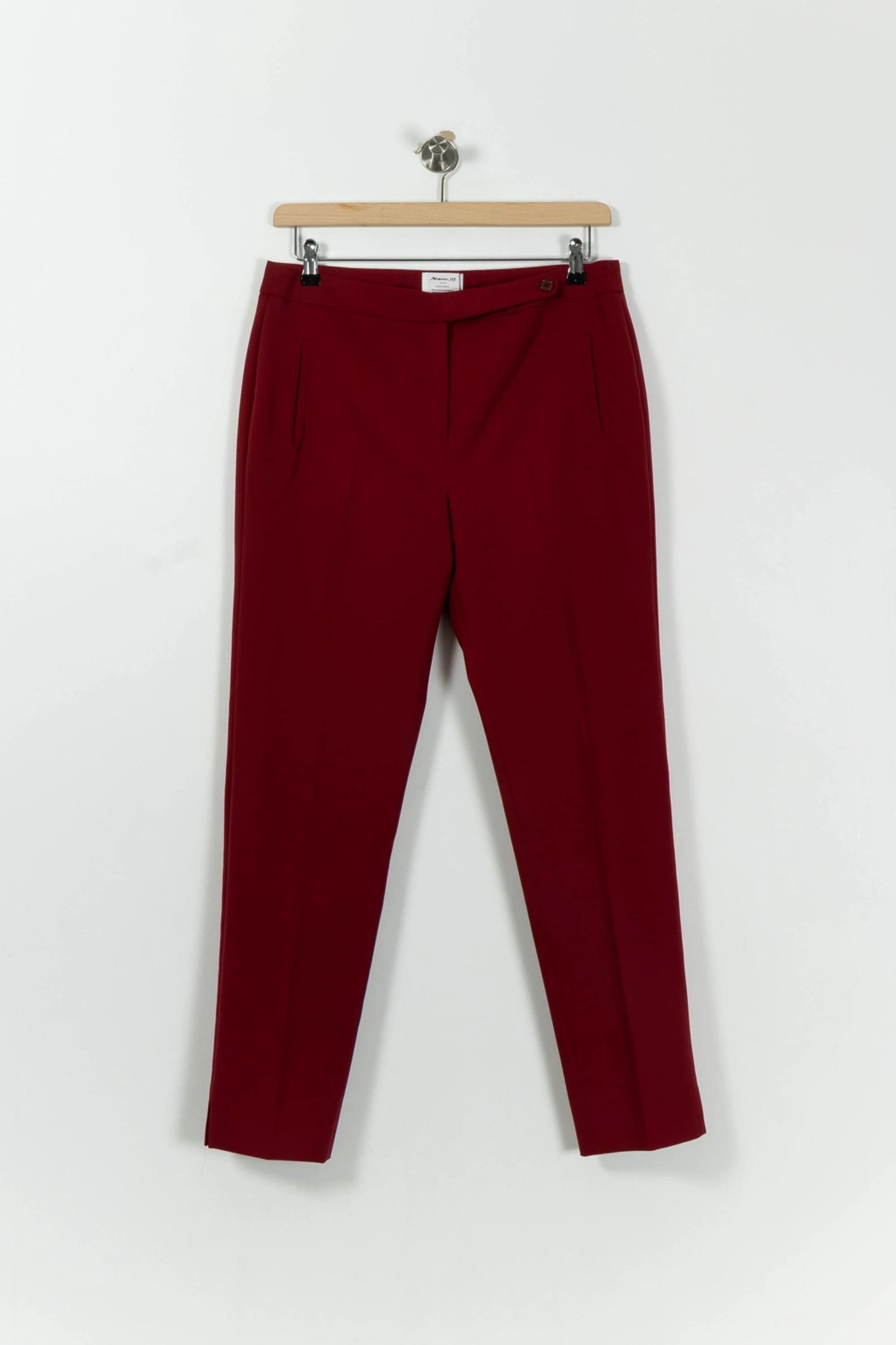 Pantalon De Tailleur Bordeaux - Taille XL/42 - Image 2