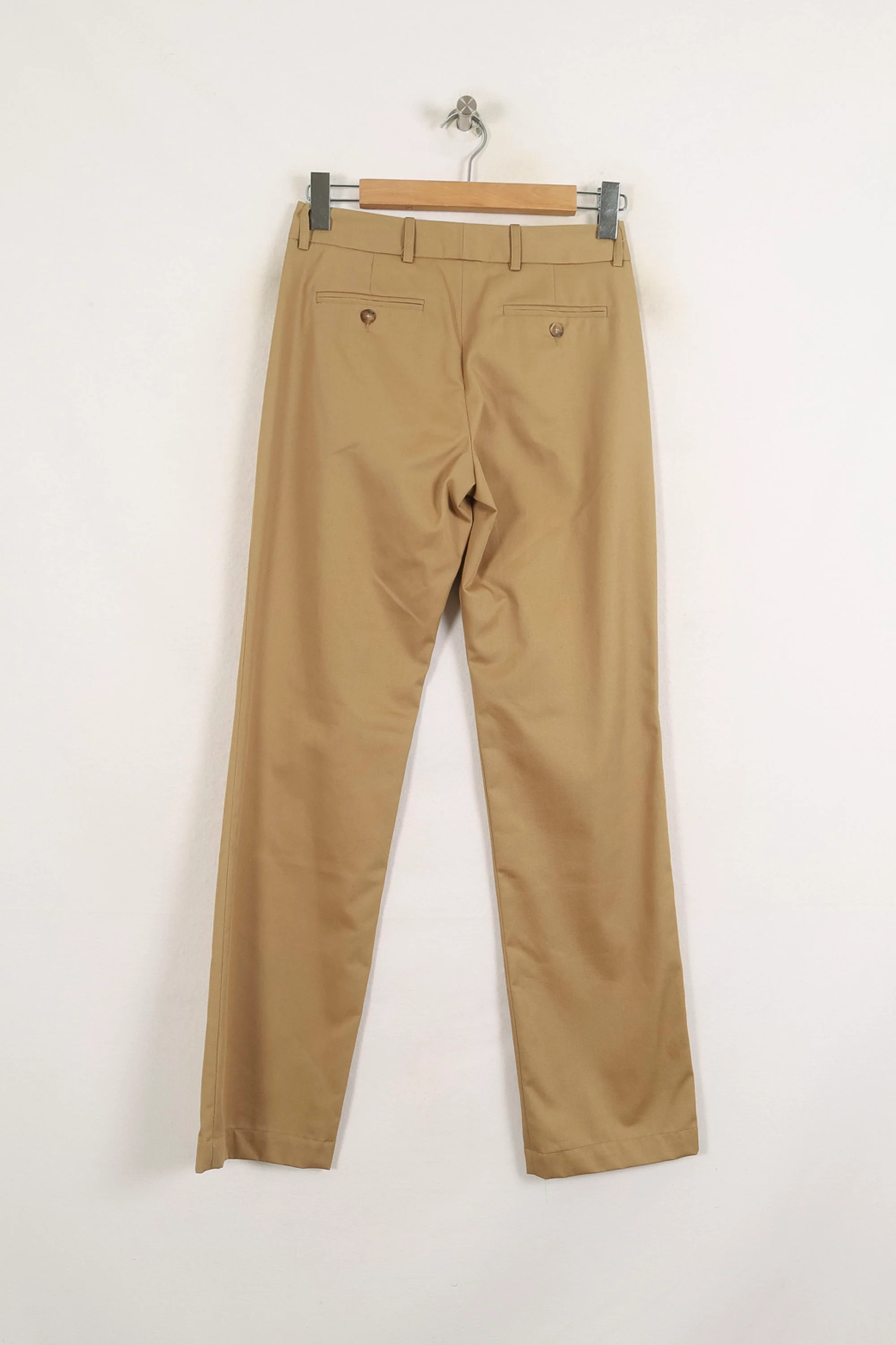 Pantalon Droit Beige - Taille S/36 - Image 4