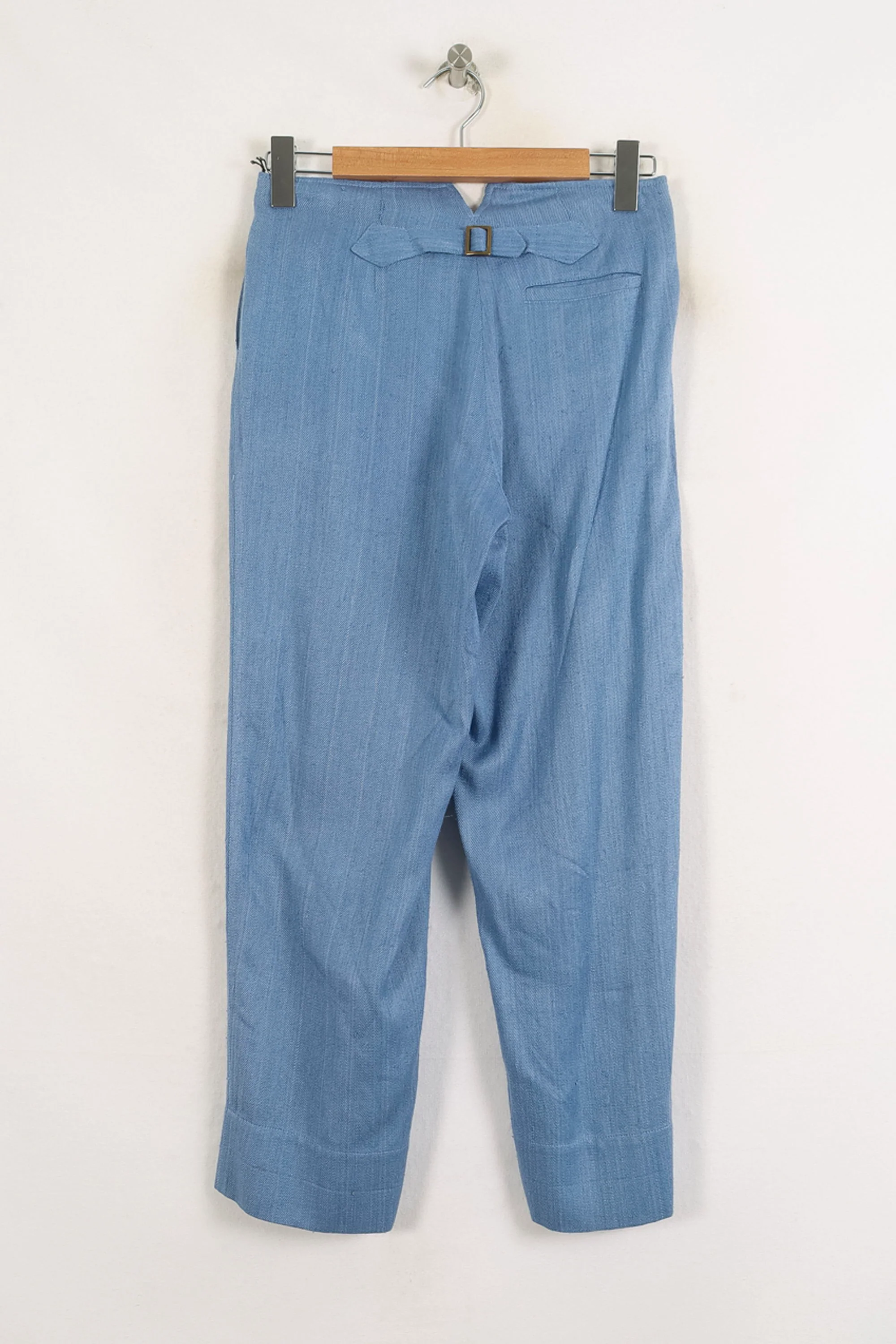 Pantalon Droit Bleu - Taille S/36 - Image 4