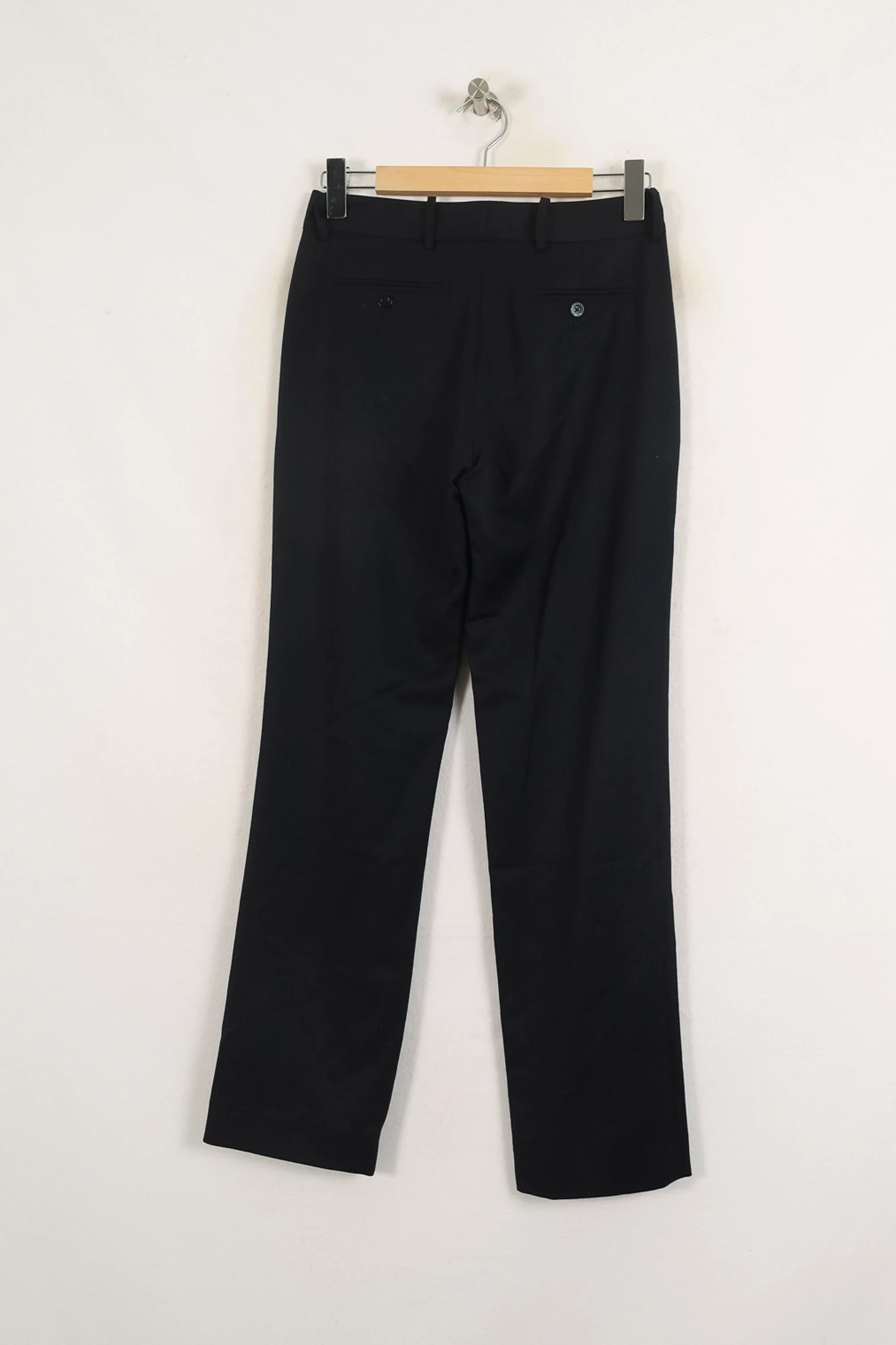 Pantalon Droit Noir - Taille S/36 - Image 4