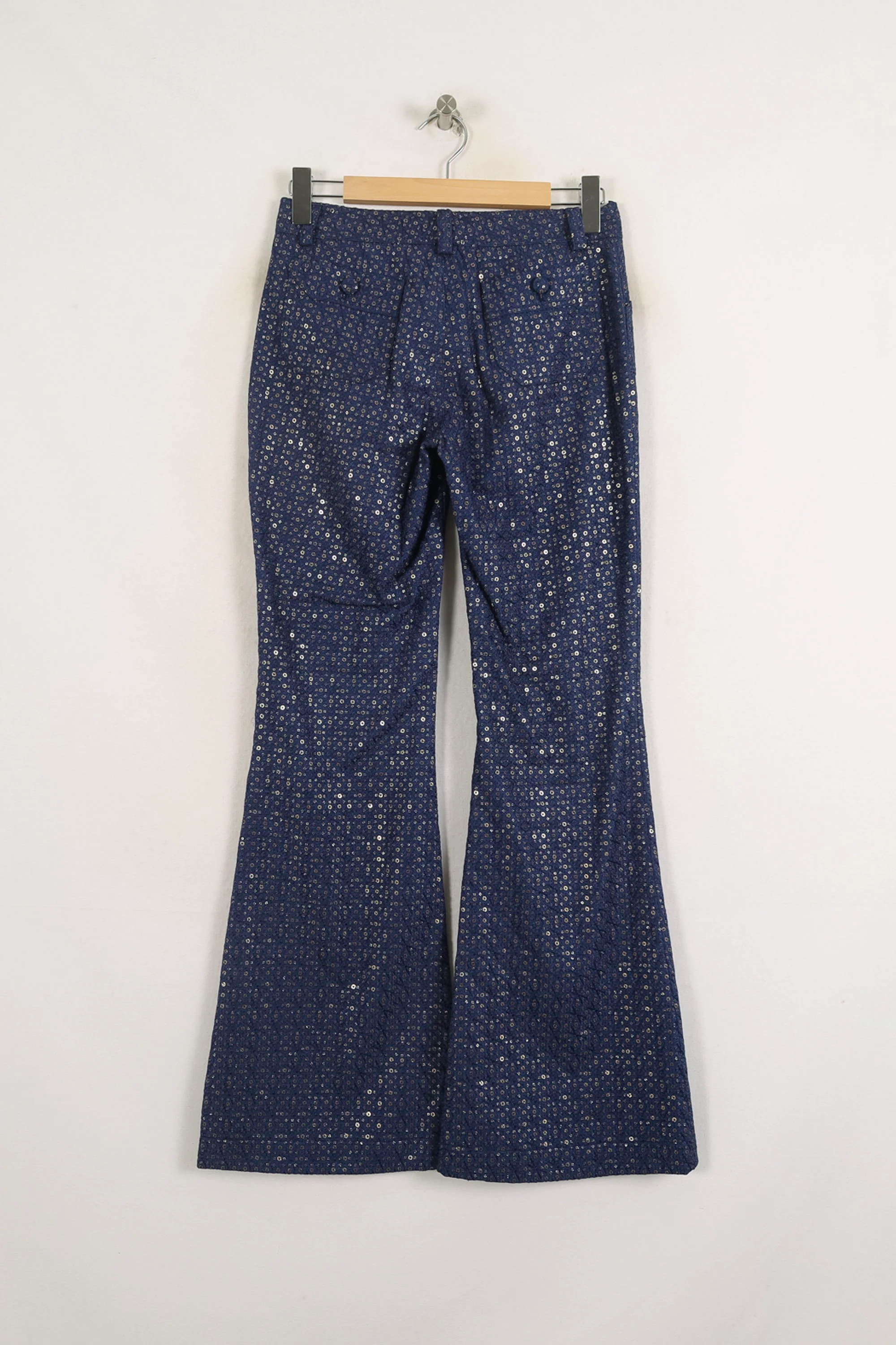 Pantalon Évasé Bleu - Taille S/36 - Image 4
