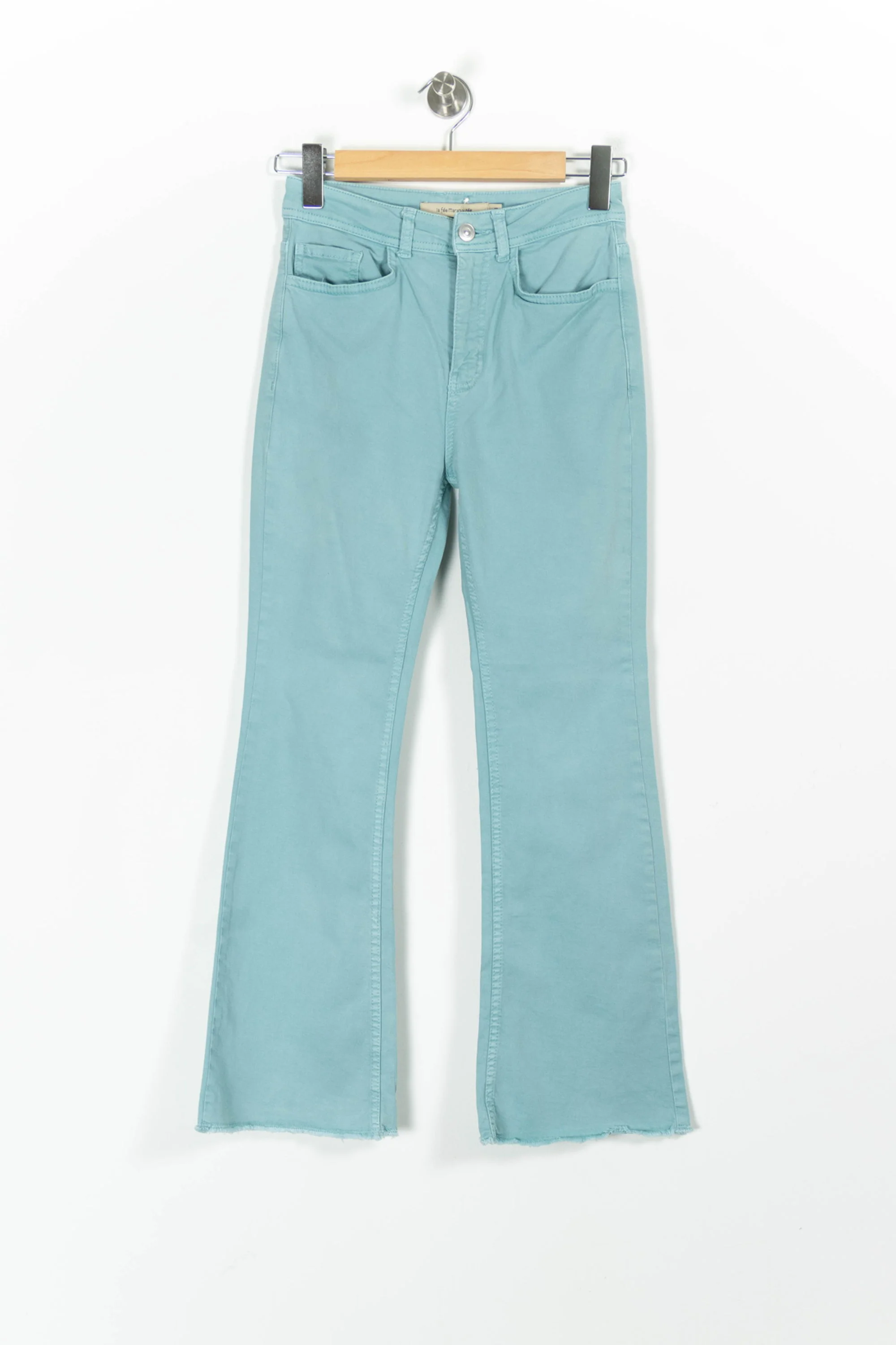 Pantalon Évasé Bleu - Taille S/36 - Image 2