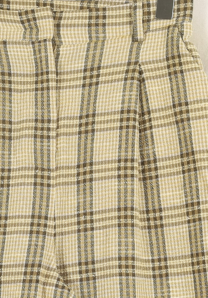 Pantalon Large Beige et Marron - Taille XS/34 - Image 3