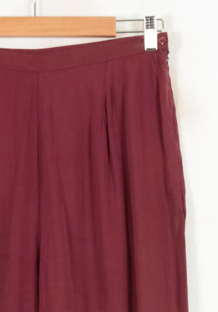 Pantalon Large Bordeaux - Taille M/38 - Image 3