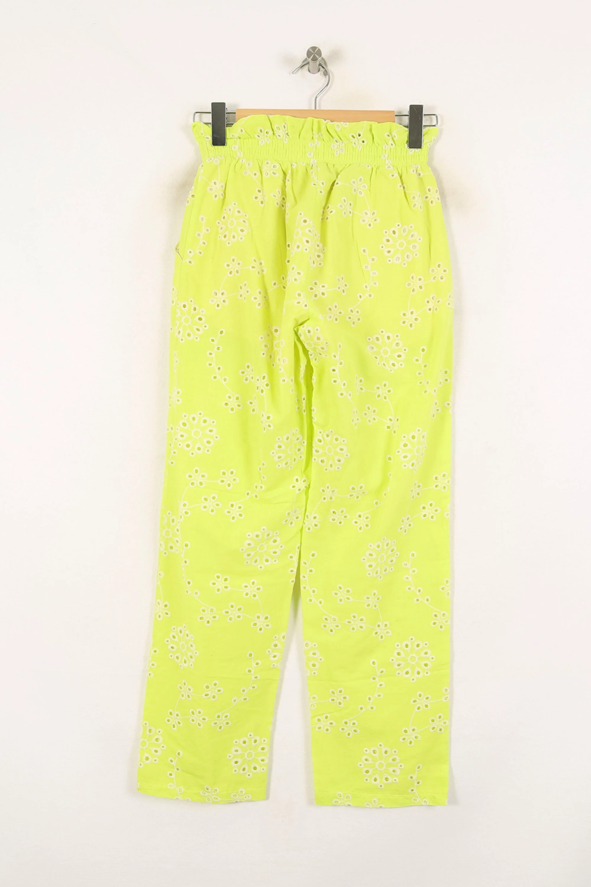 Pantalon Large Jaune et Blanc - Taille XS/34 - Image 4
