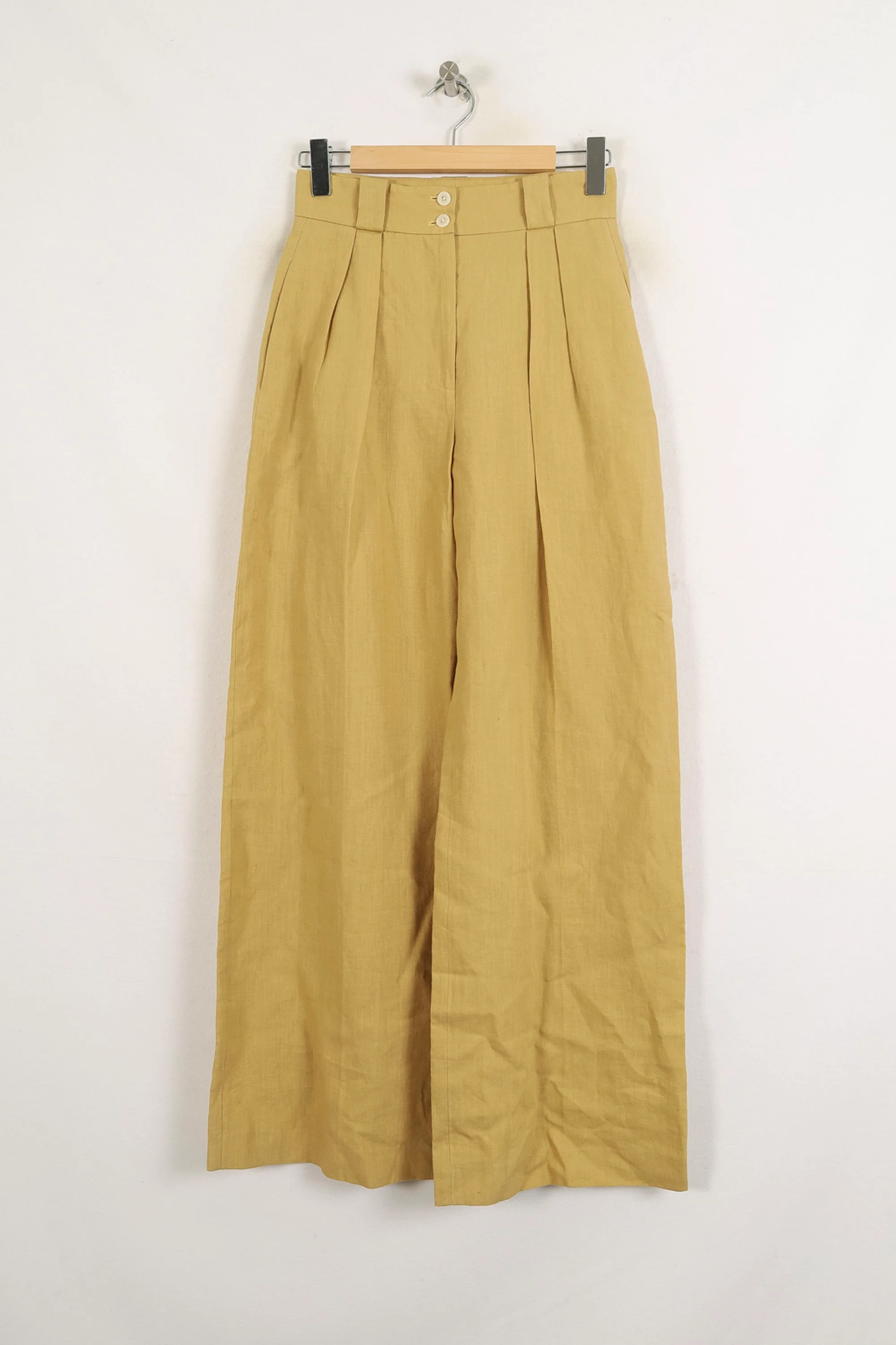 Pantalon Large Jaune - Taille S/36 - Image 2