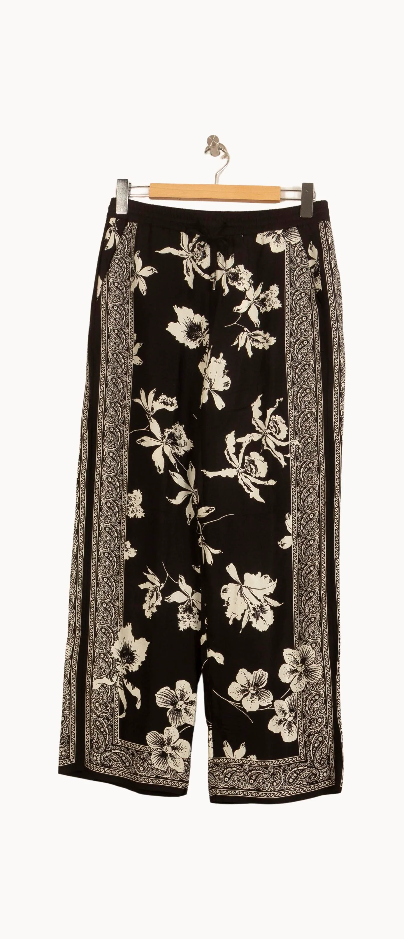 Pantalon Large Noir et Blanc - Taille M/38 - Image 2
