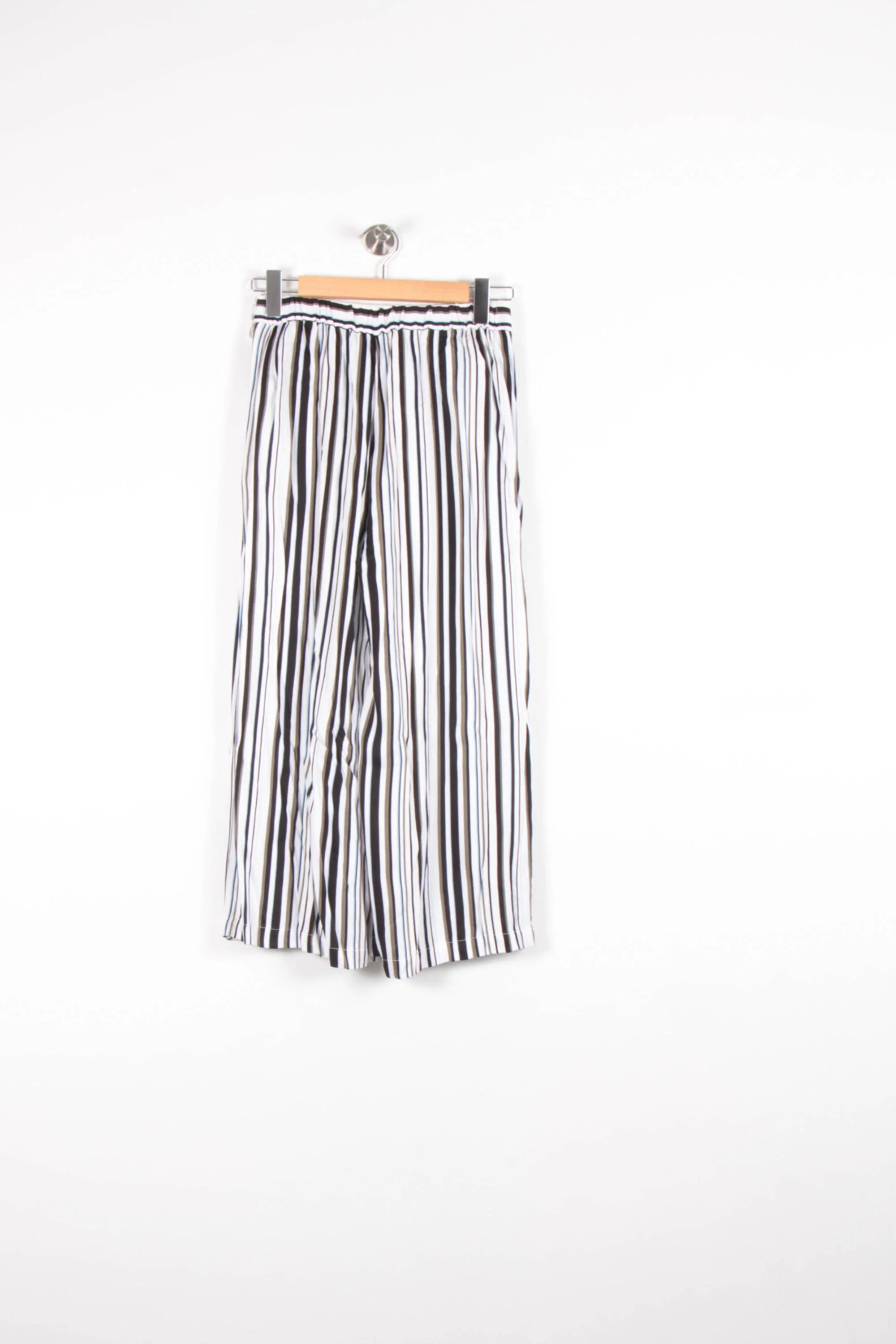 Pantalon Large Noir et Blanc - Taille S/36 - Image 4